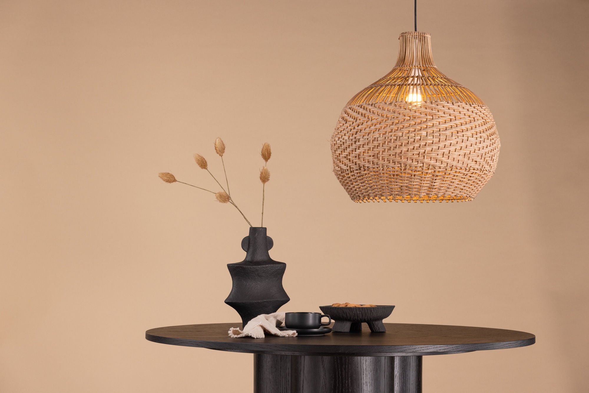 Venture Home Bastia Pendant lampe - Nature / Nature rattan