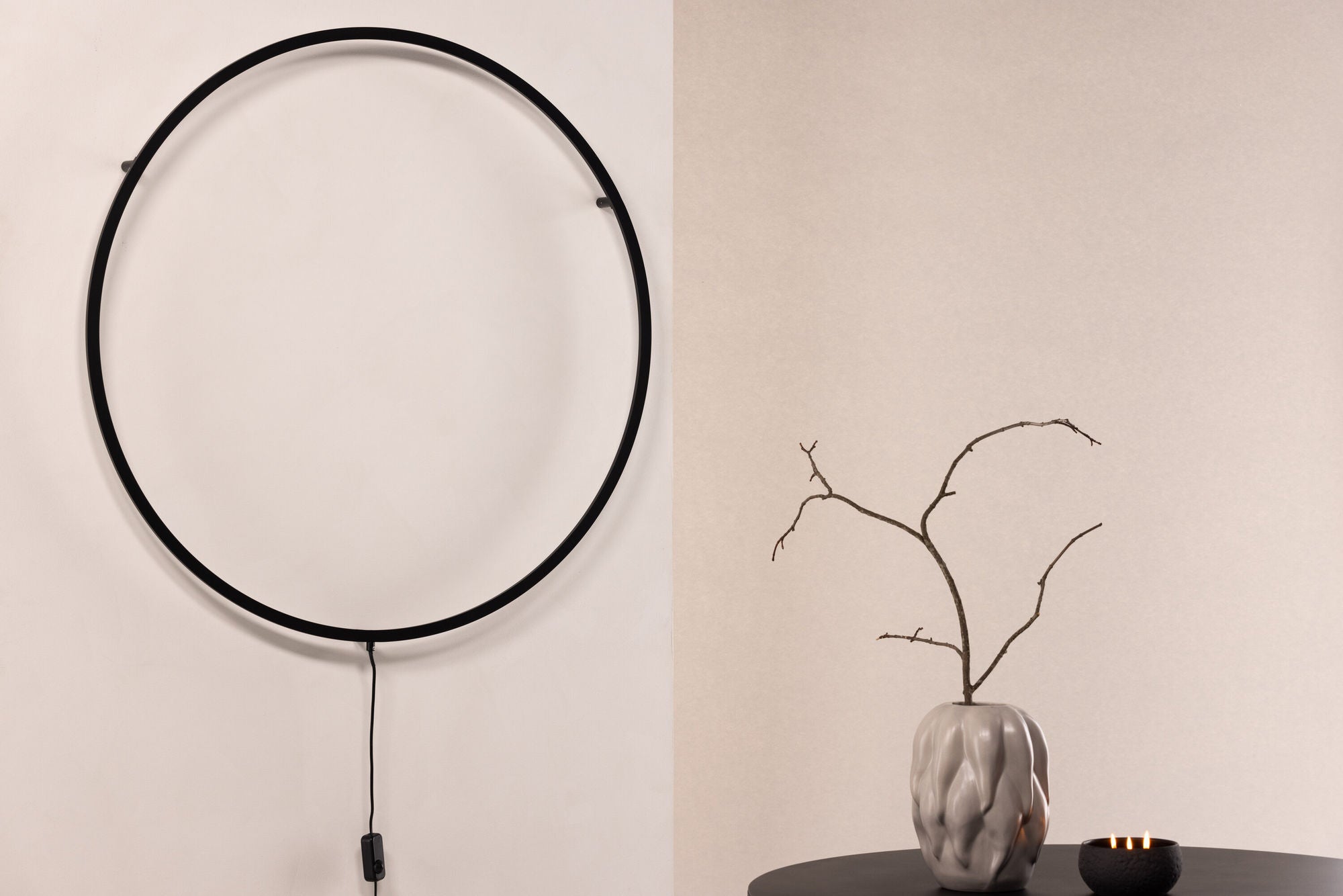 Vind Sörmjöle x Josefin Lustig - Wall lampe - Black / Matte Black