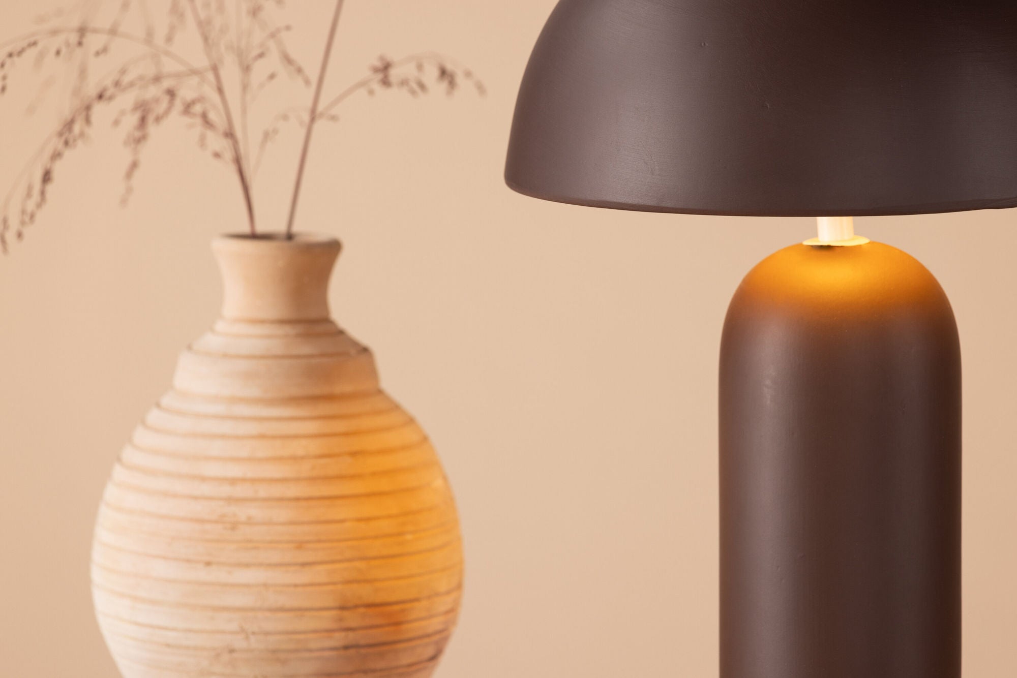 Venture Home Corello bord lampe - Brown Steel