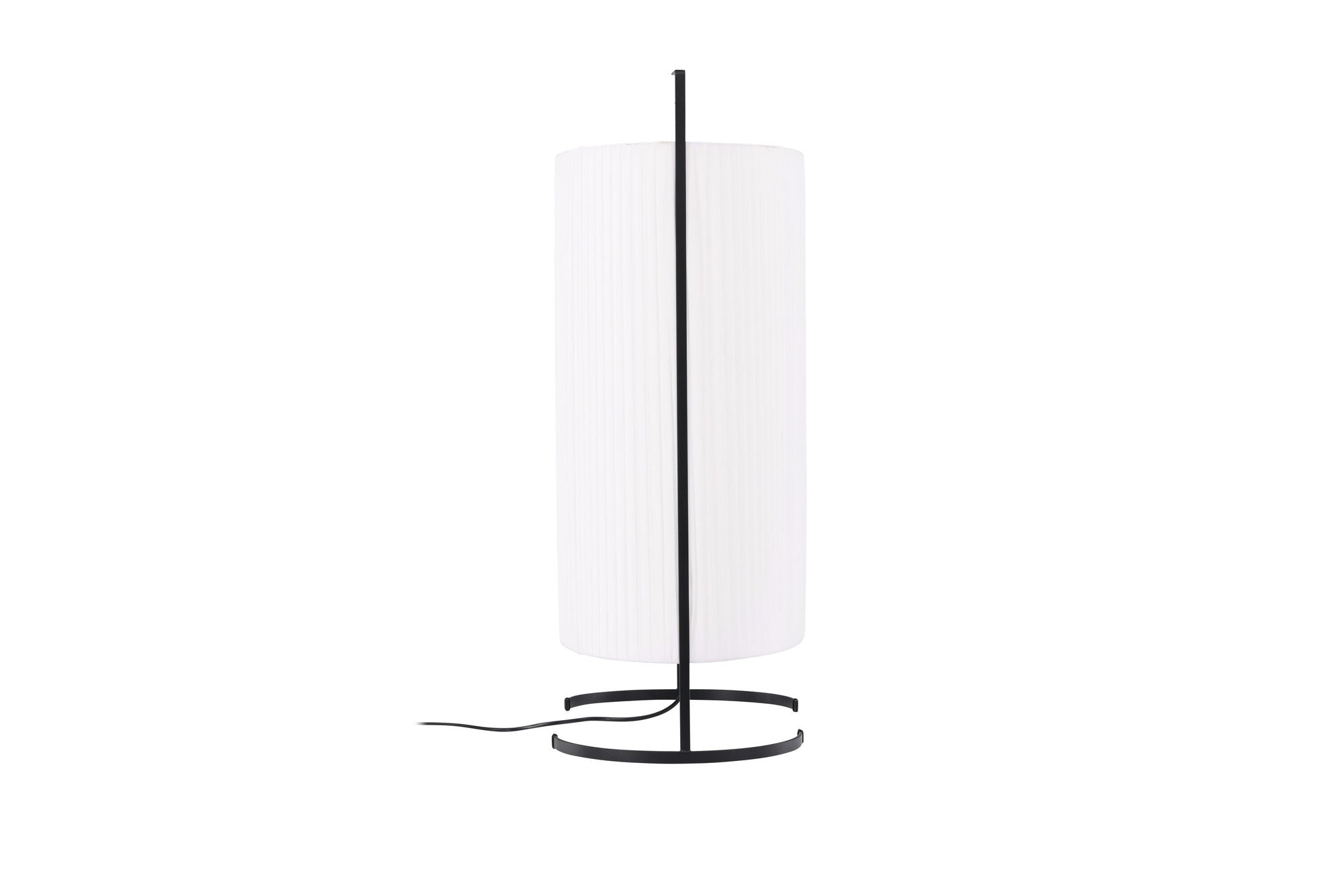 Venture Home Rennes - Large Floor lampe - Black / White fabric
