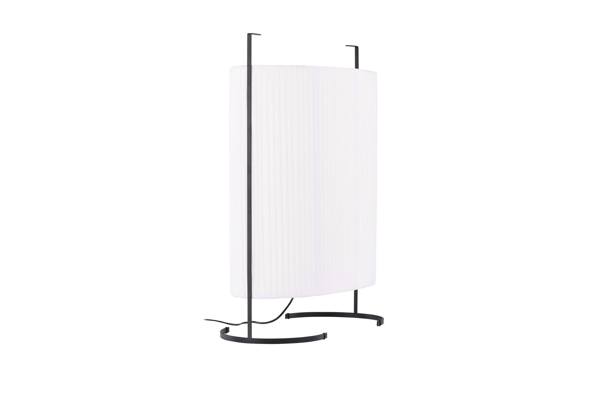 Venture Home Rennes - Large Floor lampe - Black / White fabric