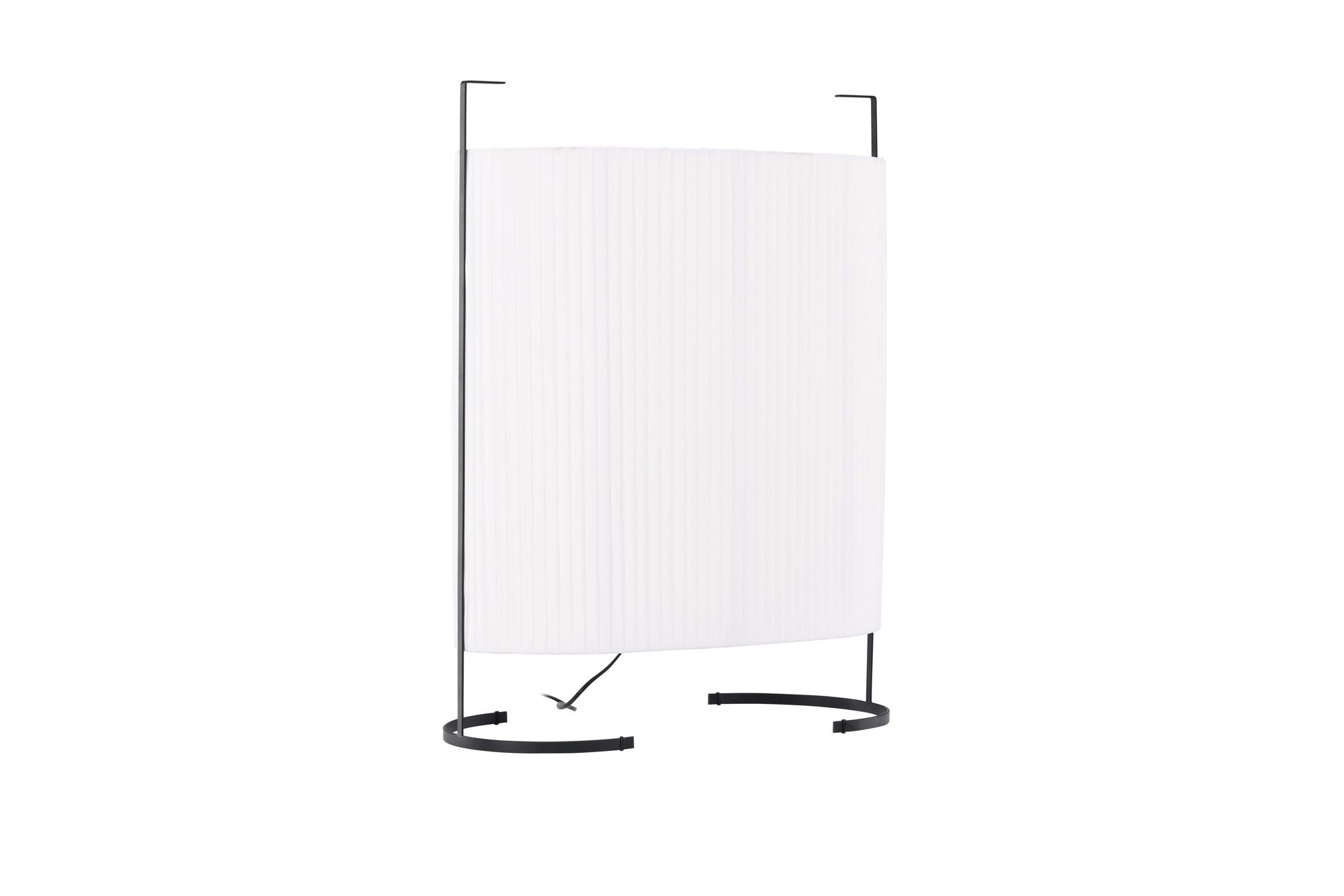 Venture Home Rennes - Large Floor lampe - Black / White fabric