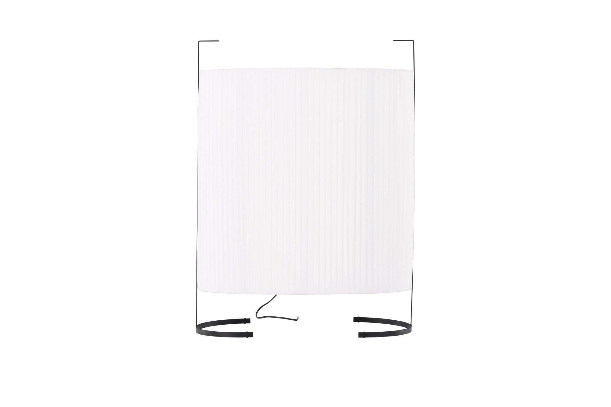 Venture Home Rennes - Large Floor lampe - Black / White fabric
