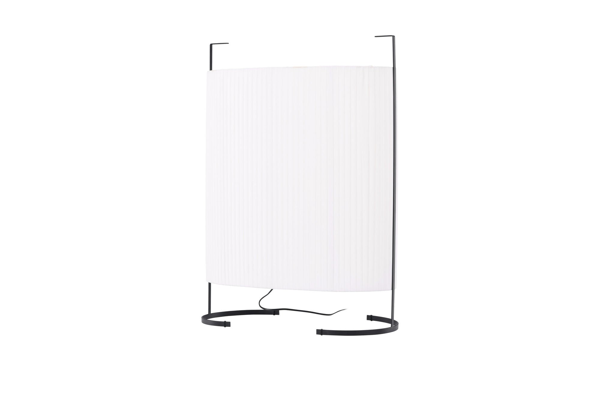 Venture Home Rennes - Large Floor lampe - Black / White fabric