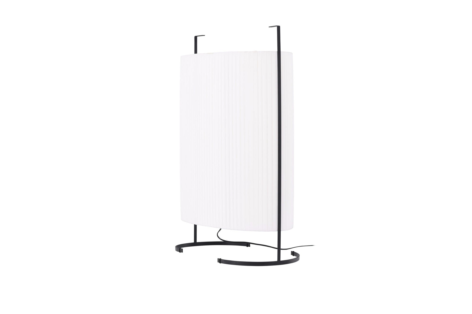 Venture Home Rennes - Large Floor lampe - Black / White fabric