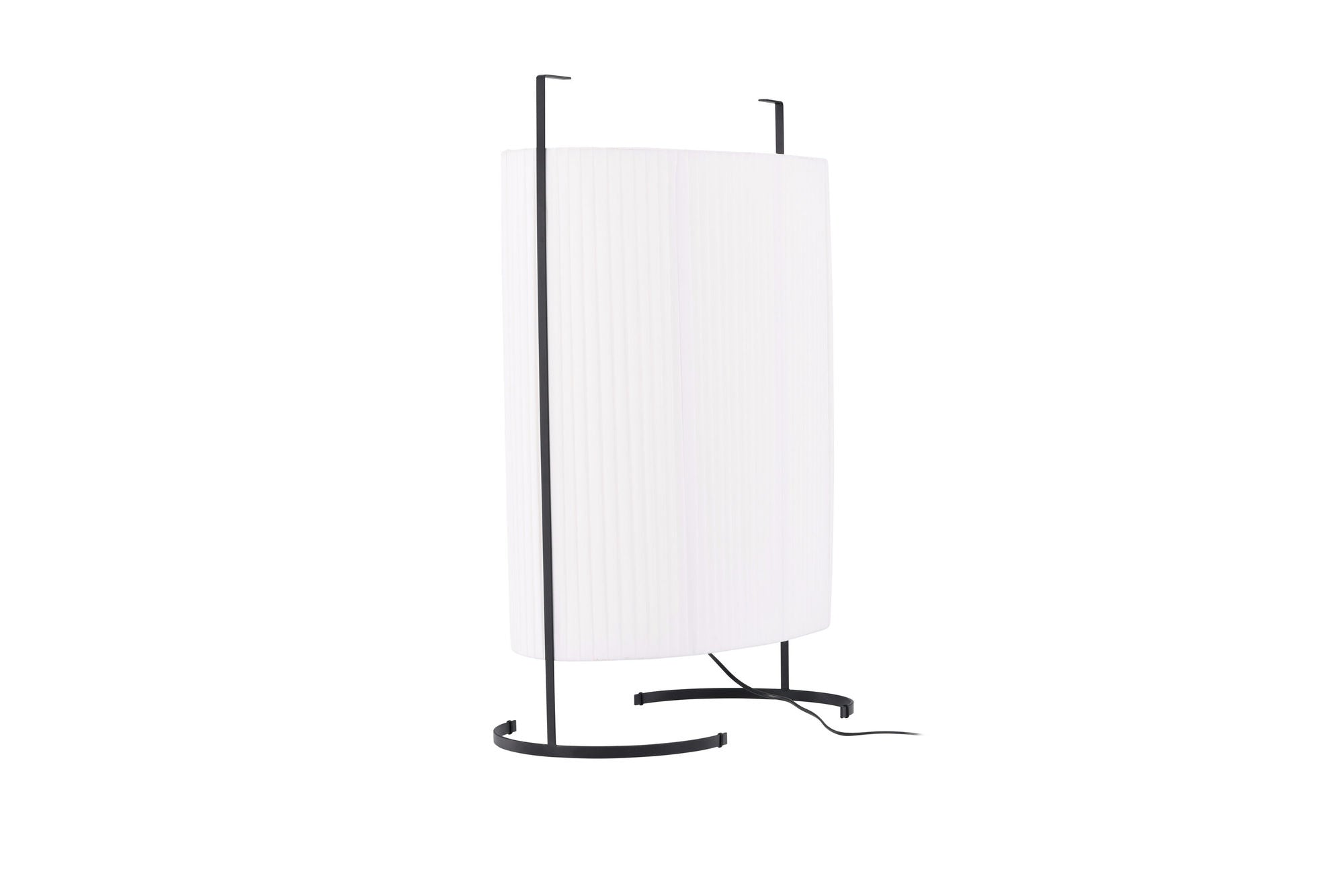 Venture Home Rennes - Large Floor lampe - Black / White fabric