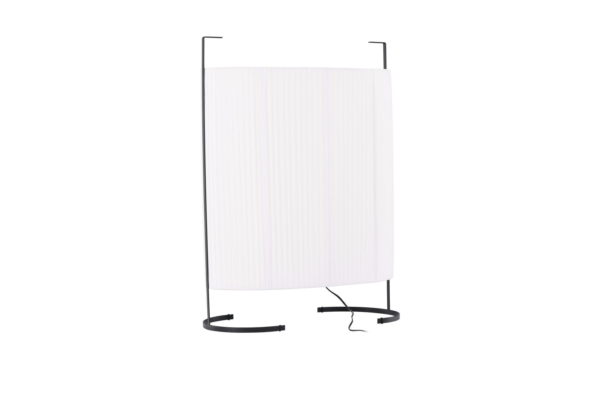 Venture Home Rennes - Large Floor lampe - Black / White fabric