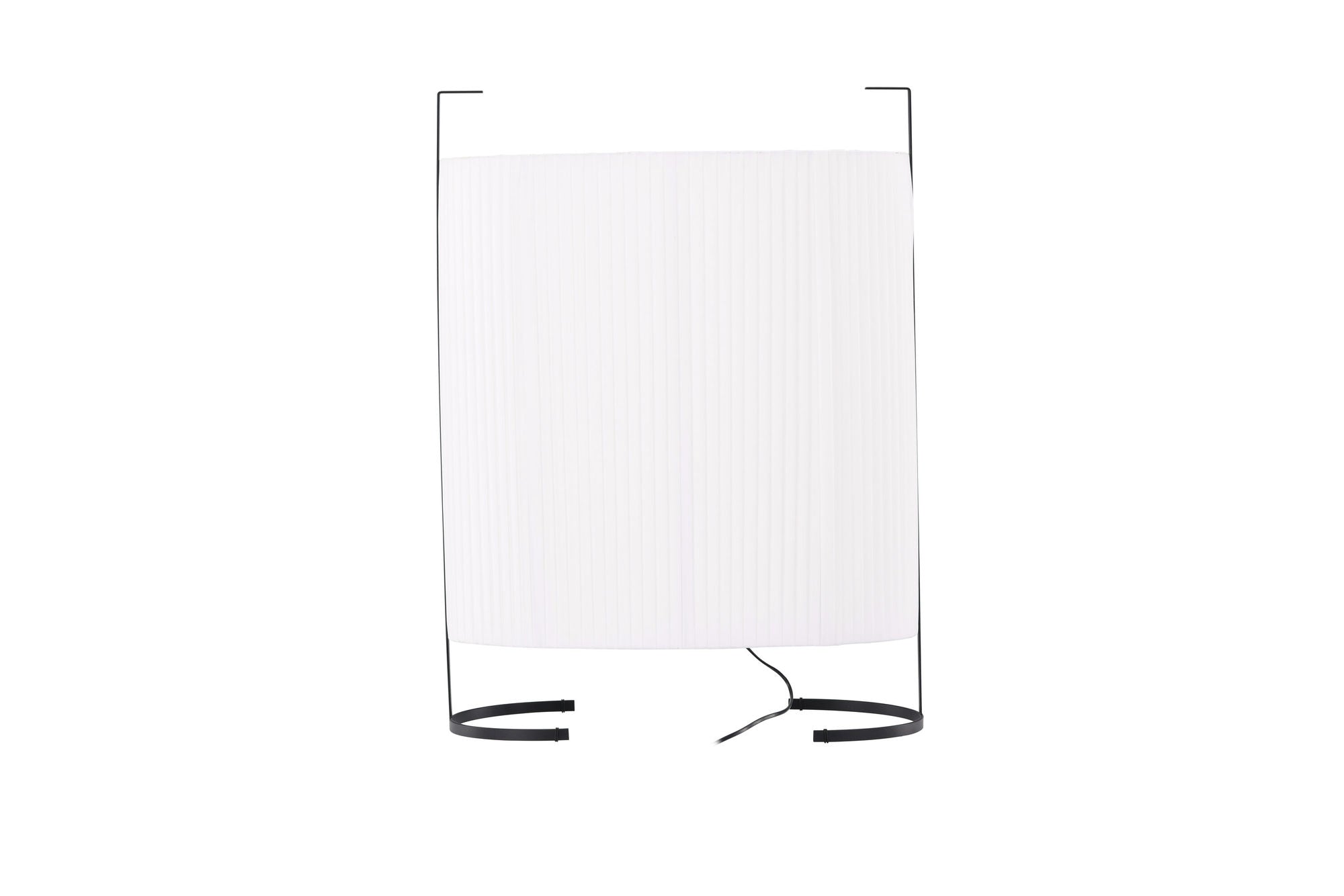 Venture Home Rennes - Large Floor lampe - Black / White fabric