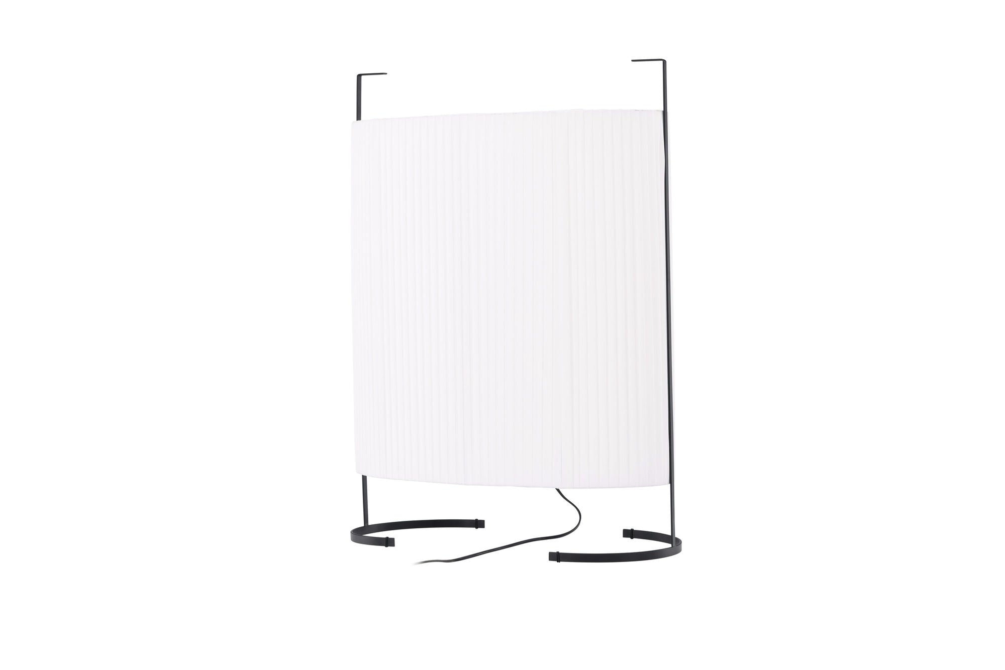 Venture Home Rennes - Large Floor lampe - Black / White fabric