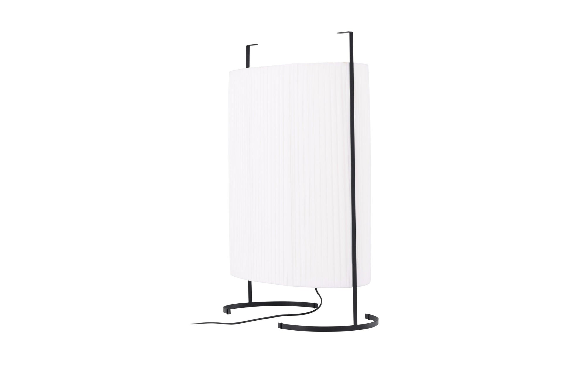 Venture Home Rennes - Large Floor lampe - Black / White fabric
