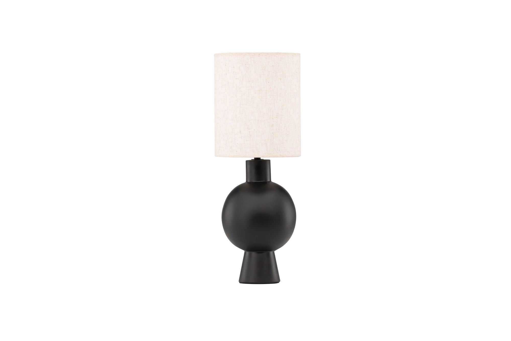 Vind Mysterna bord lampe - Black / Fabric Beige