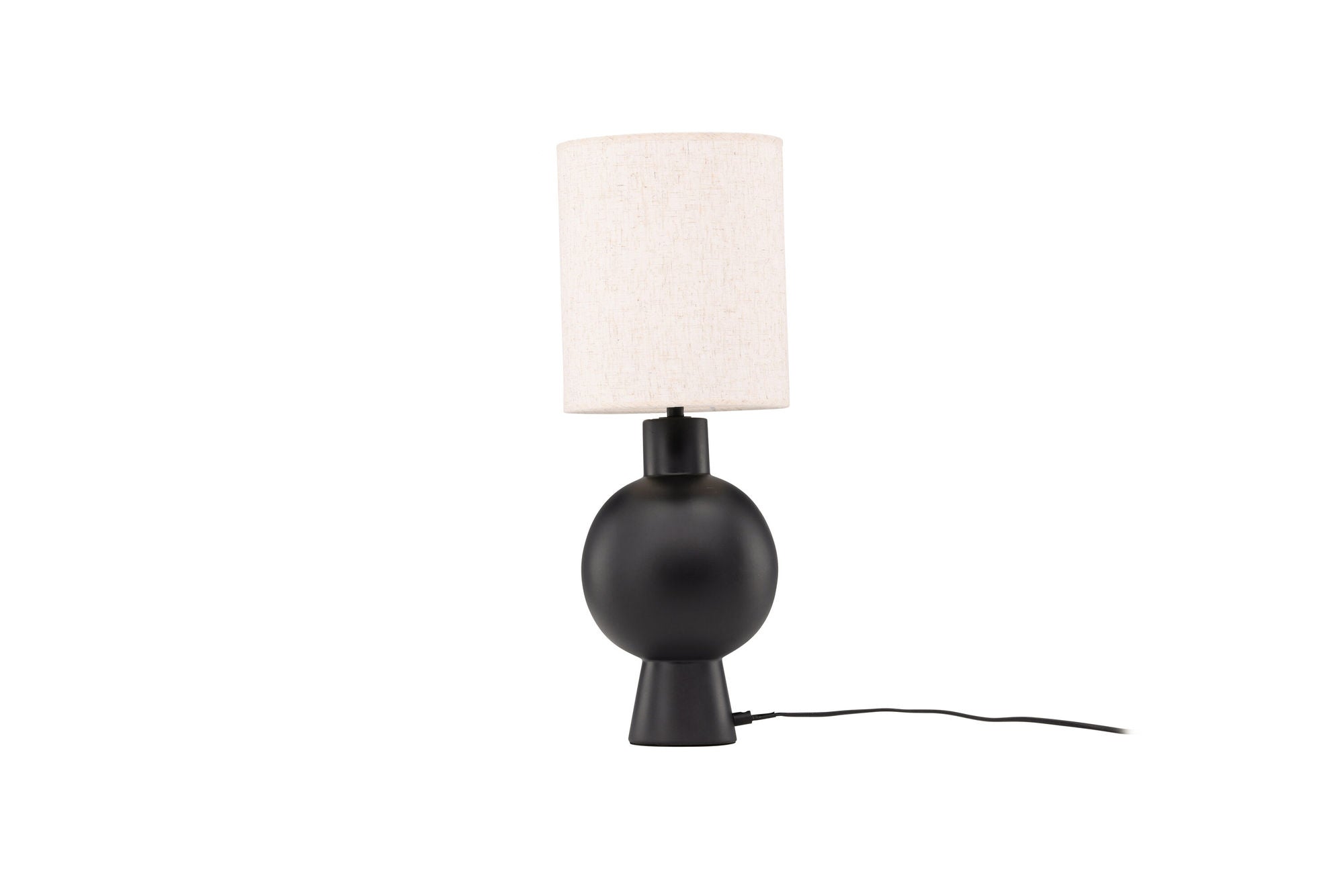Vind Mysterna bord lampe - Black / Fabric Beige