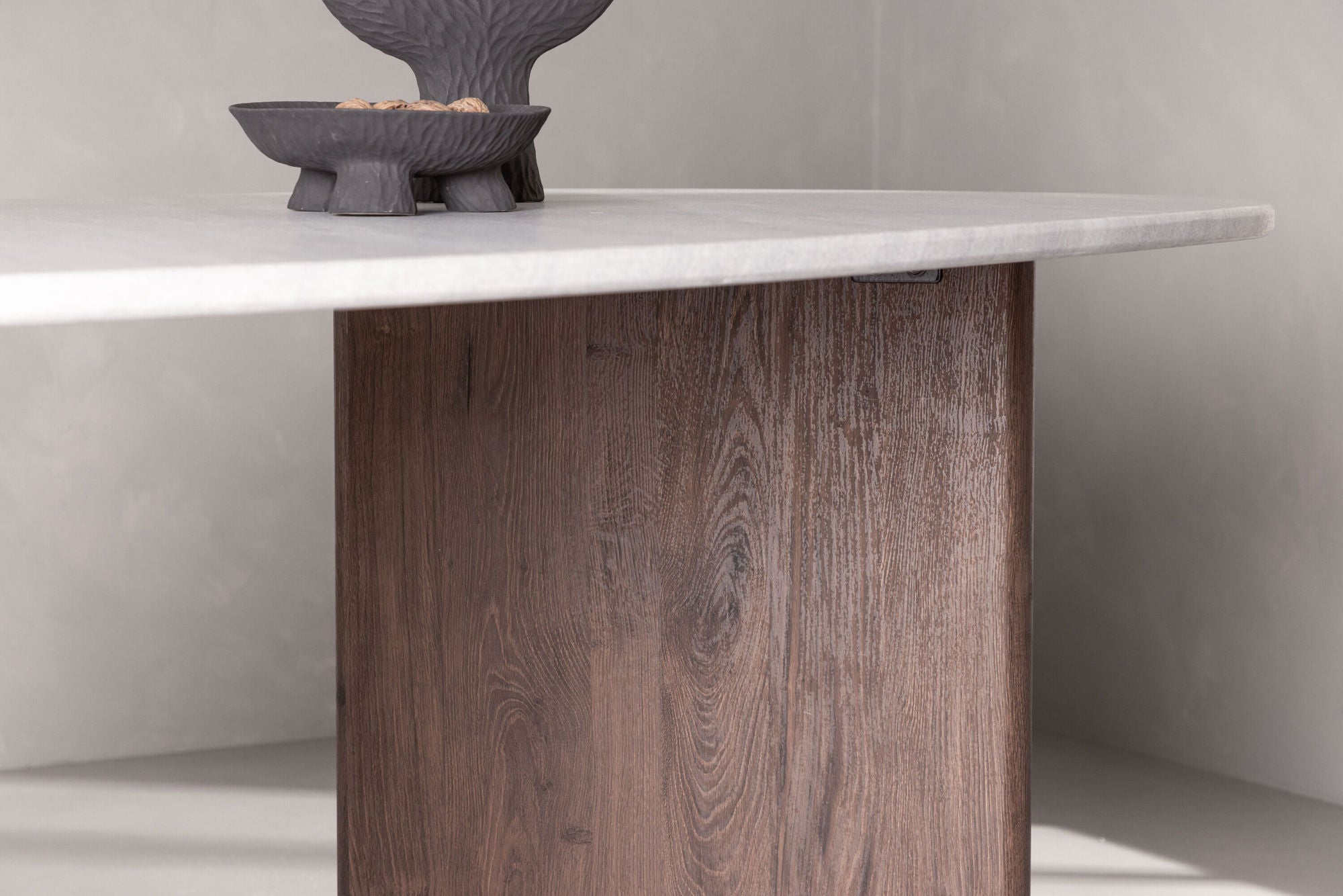 Venture Home Grönvik spisebord 180*75 - Mocca / Light Grey Concretelook MDF