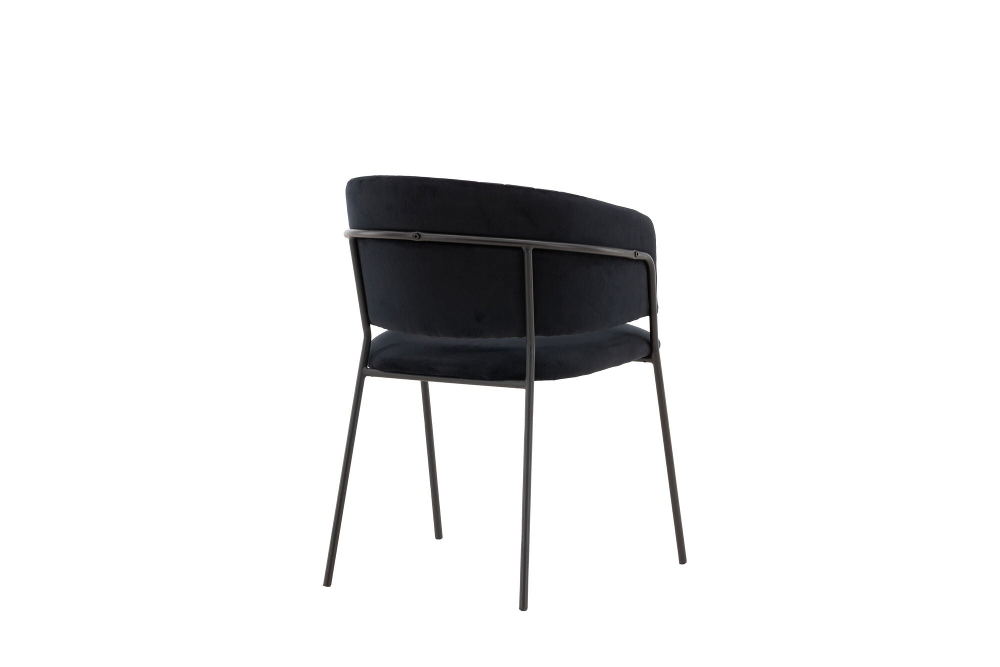 Venture Home Selma Spisebordsstol 2-pack - Black / Black Velvet