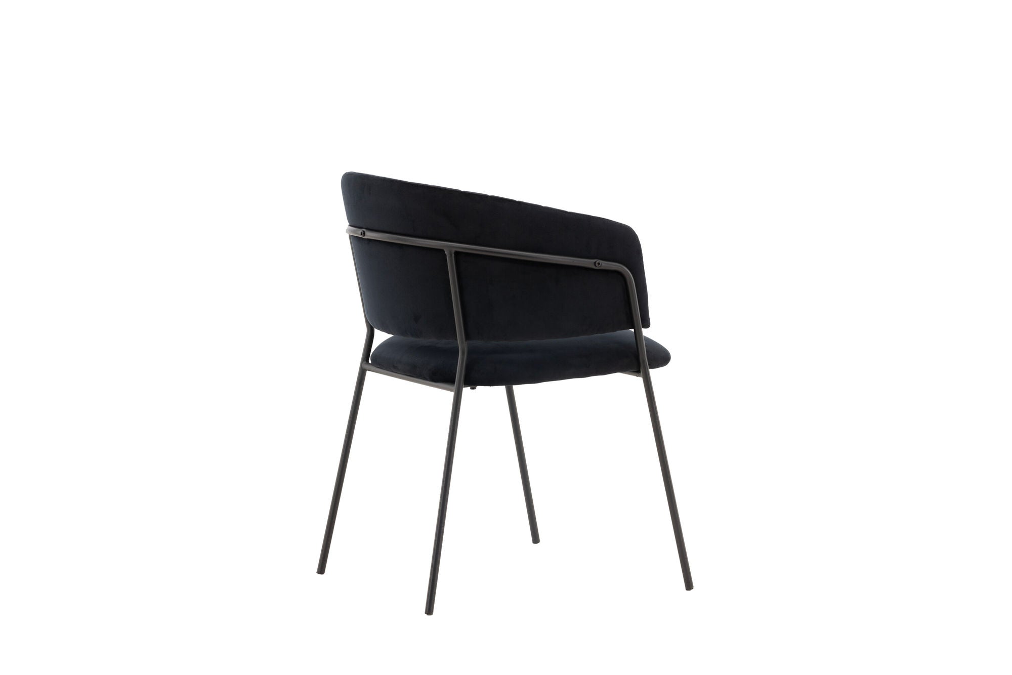 Venture Home Selma Spisebordsstol 2-pack - Black / Black Velvet
