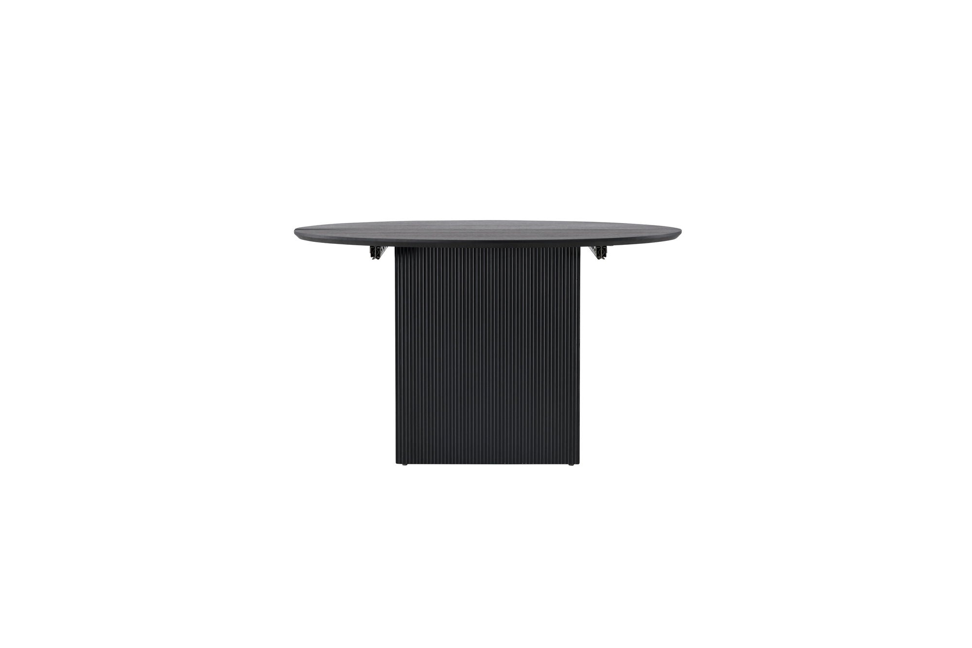 Venture Home Matilda spisebord Extendable φ130/180 - Black / MDF with veneer
