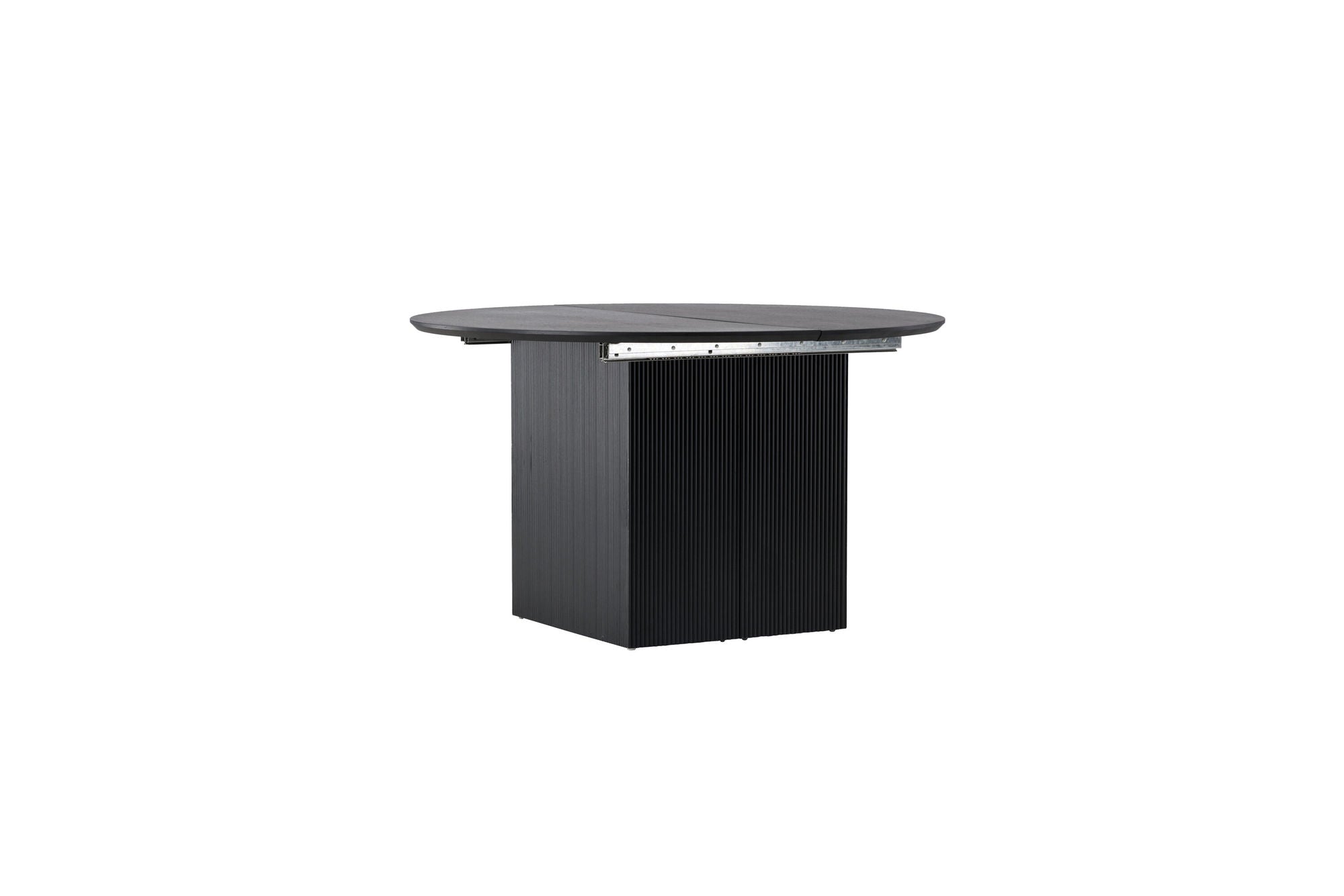 Venture Home Matilda spisebord Extendable φ130/180 - Black / MDF with veneer