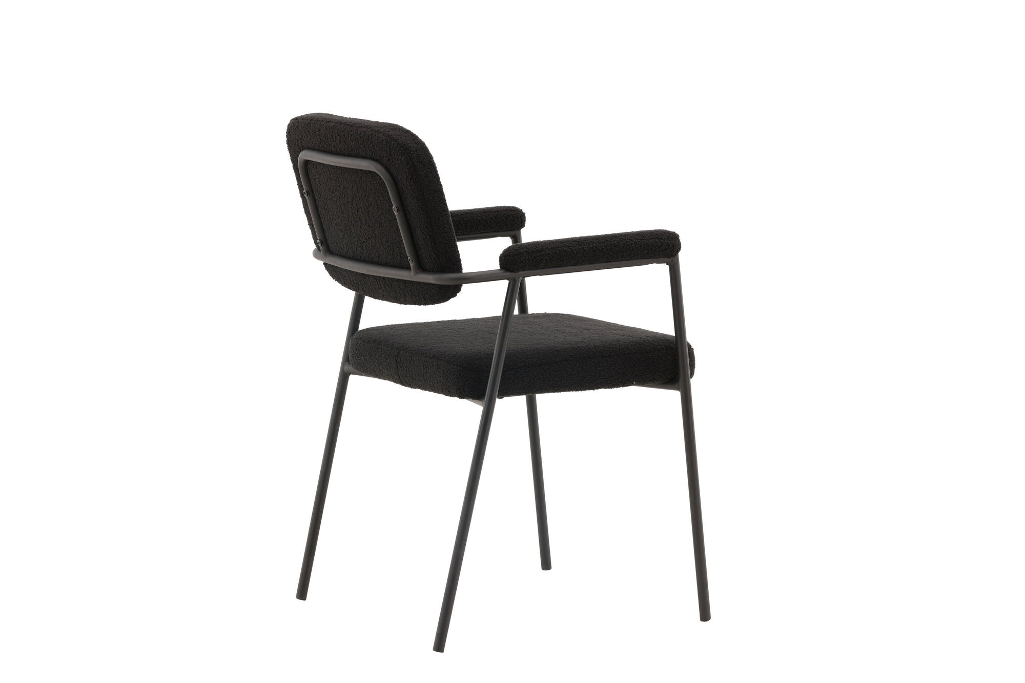 Venture Home Yesterday Spisebordsstol 2-pack - Black / Black Boucle