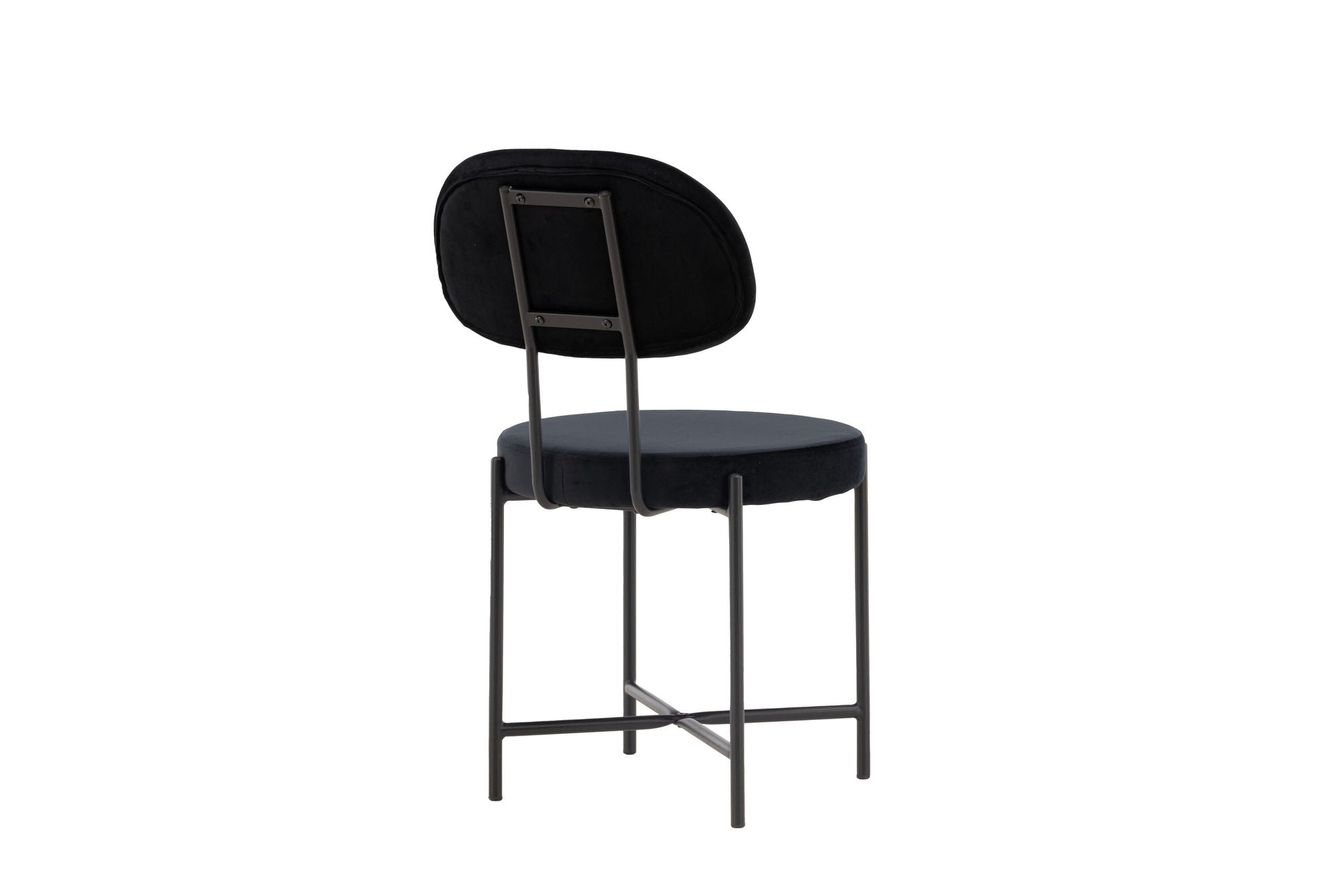 Venture Home Stella Spisebordsstol 2-pack - Black / Black Velvet