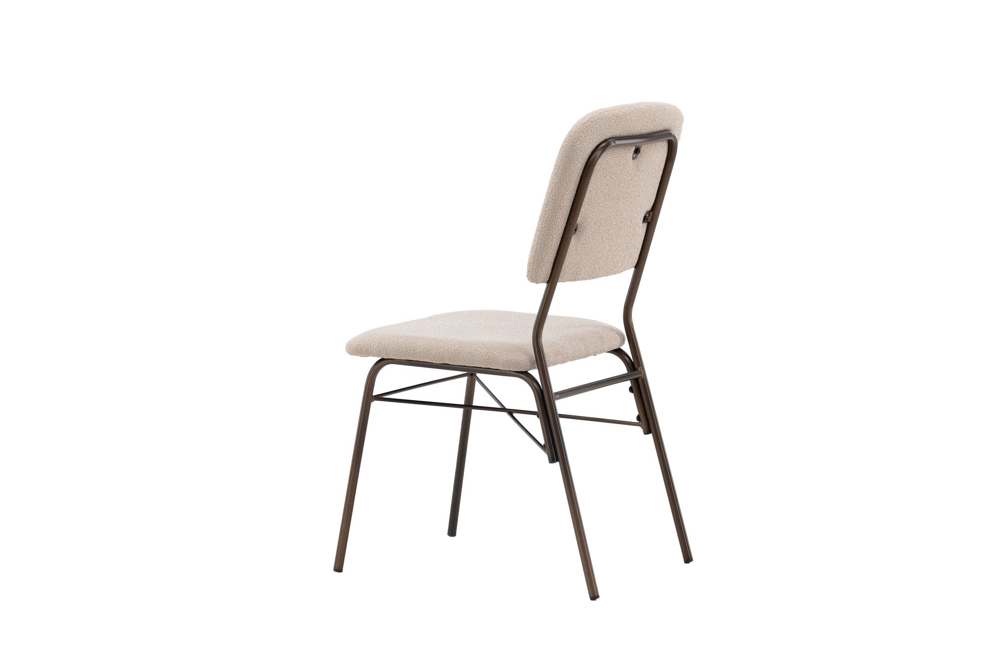 Venture Home Seda Spisebordsstol 2-pack - Matte brown / Beige Fabric