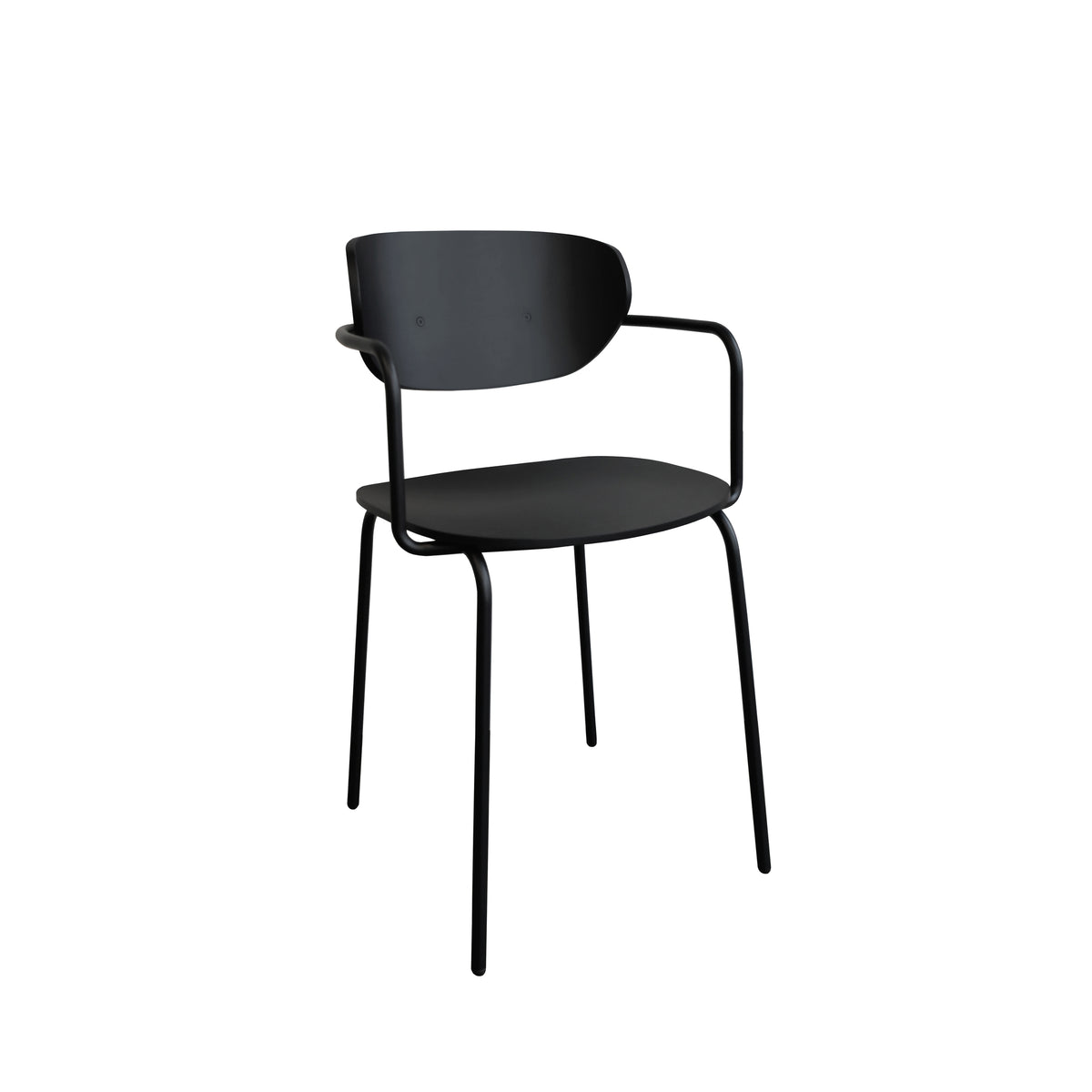 2 x Arch spisestol sort