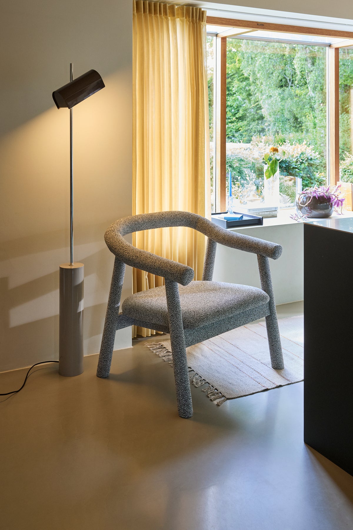 Ouli Loungestol Lysegrå Melange