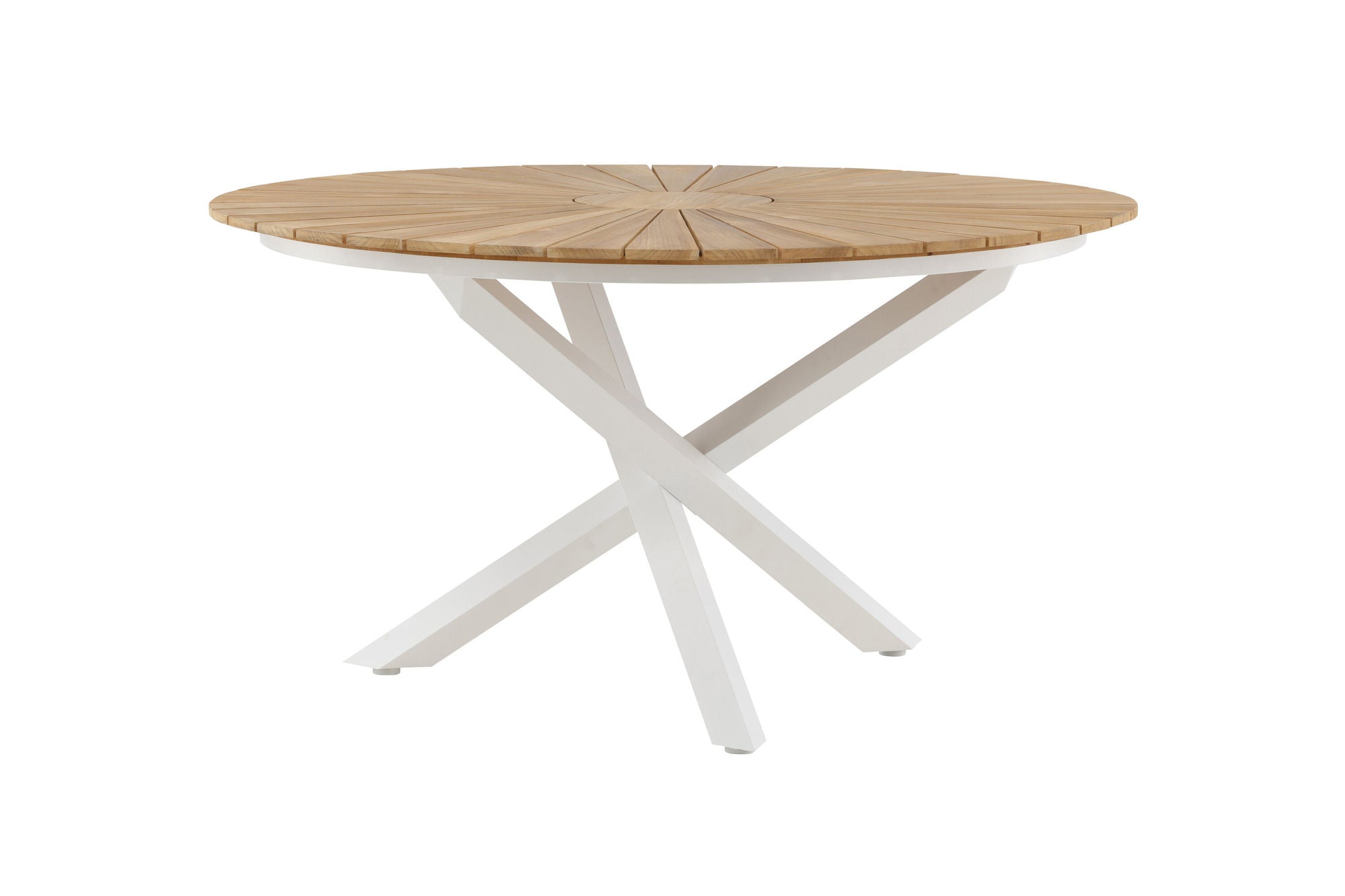 Venture Home Mexico bord ø 140 - White/Teak