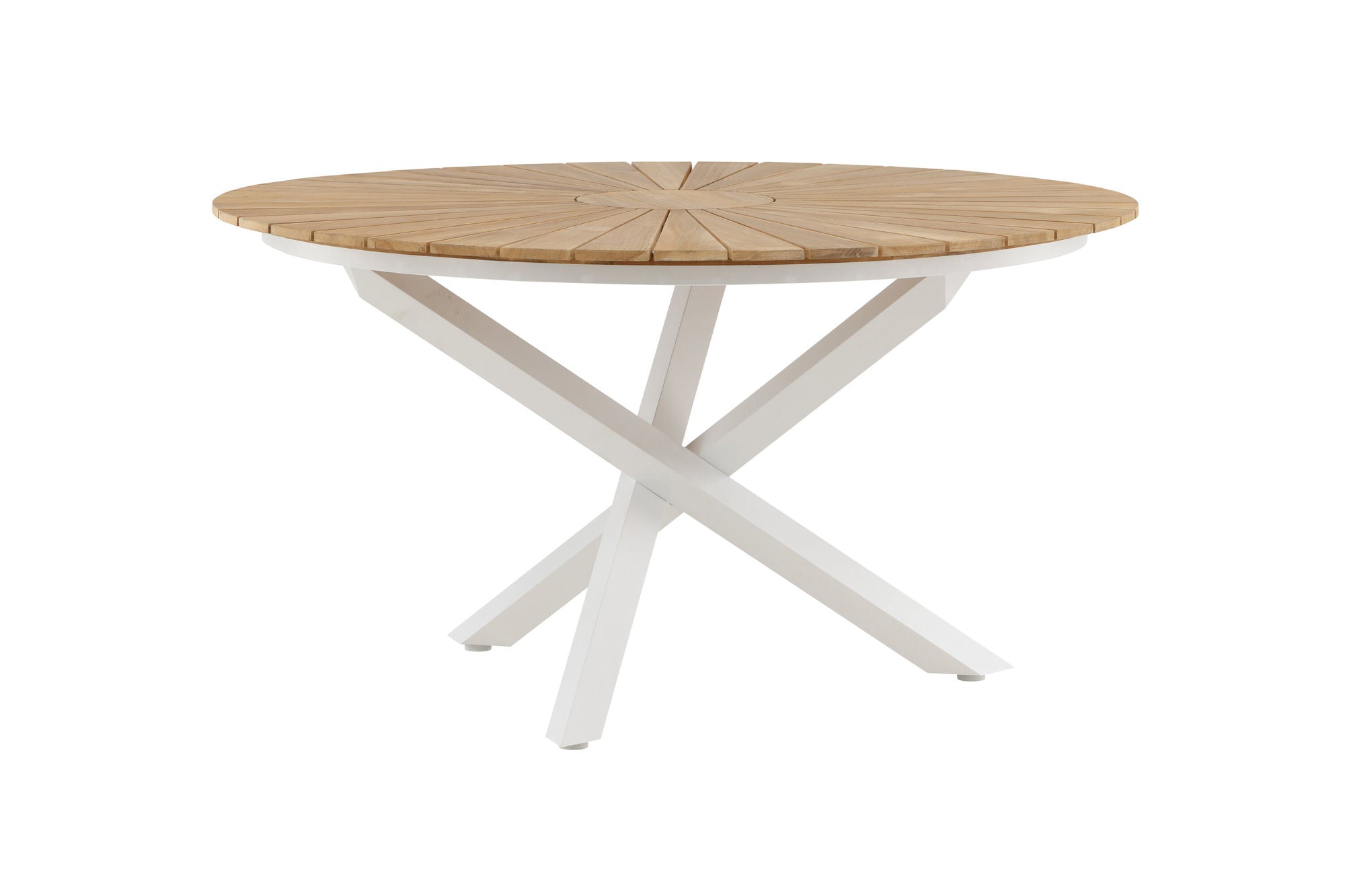 Venture Home Mexico bord ø 140 - White/Teak
