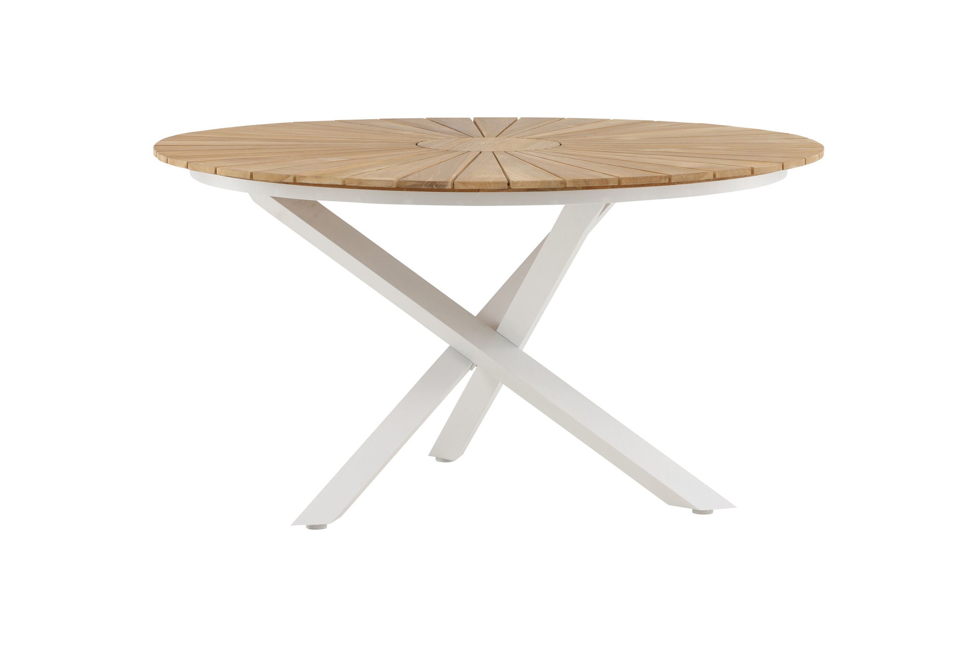 Venture Home Mexico bord ø 140 - White/Teak