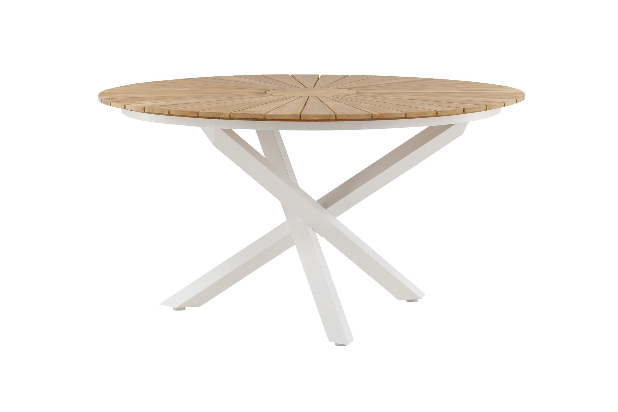 Venture Home Mexico bord ø 140 - White/Teak