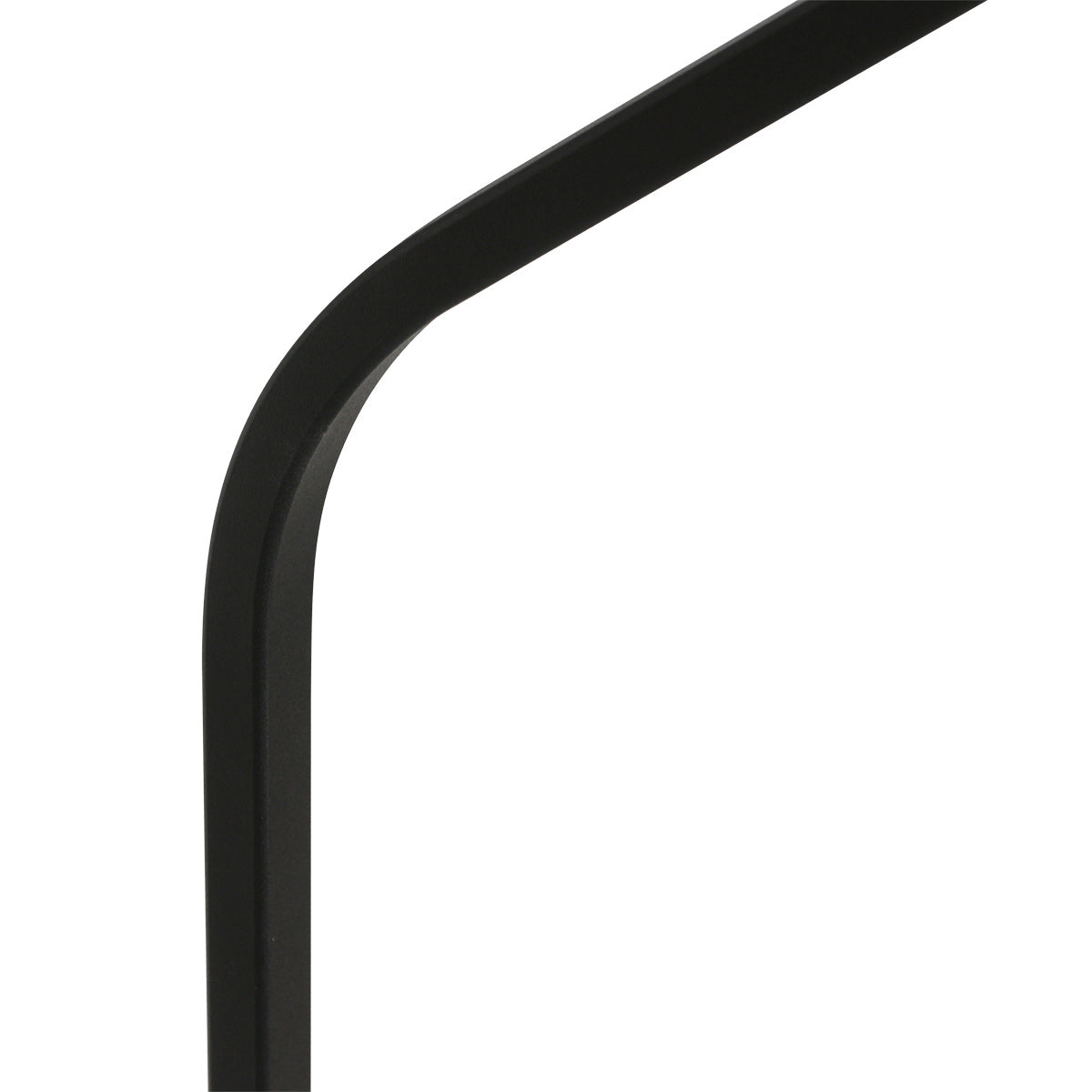 Sort gulvlampe Zig-Zag 4249ZW med hvid lampskærm i silke – Unikt design og funktionel brug