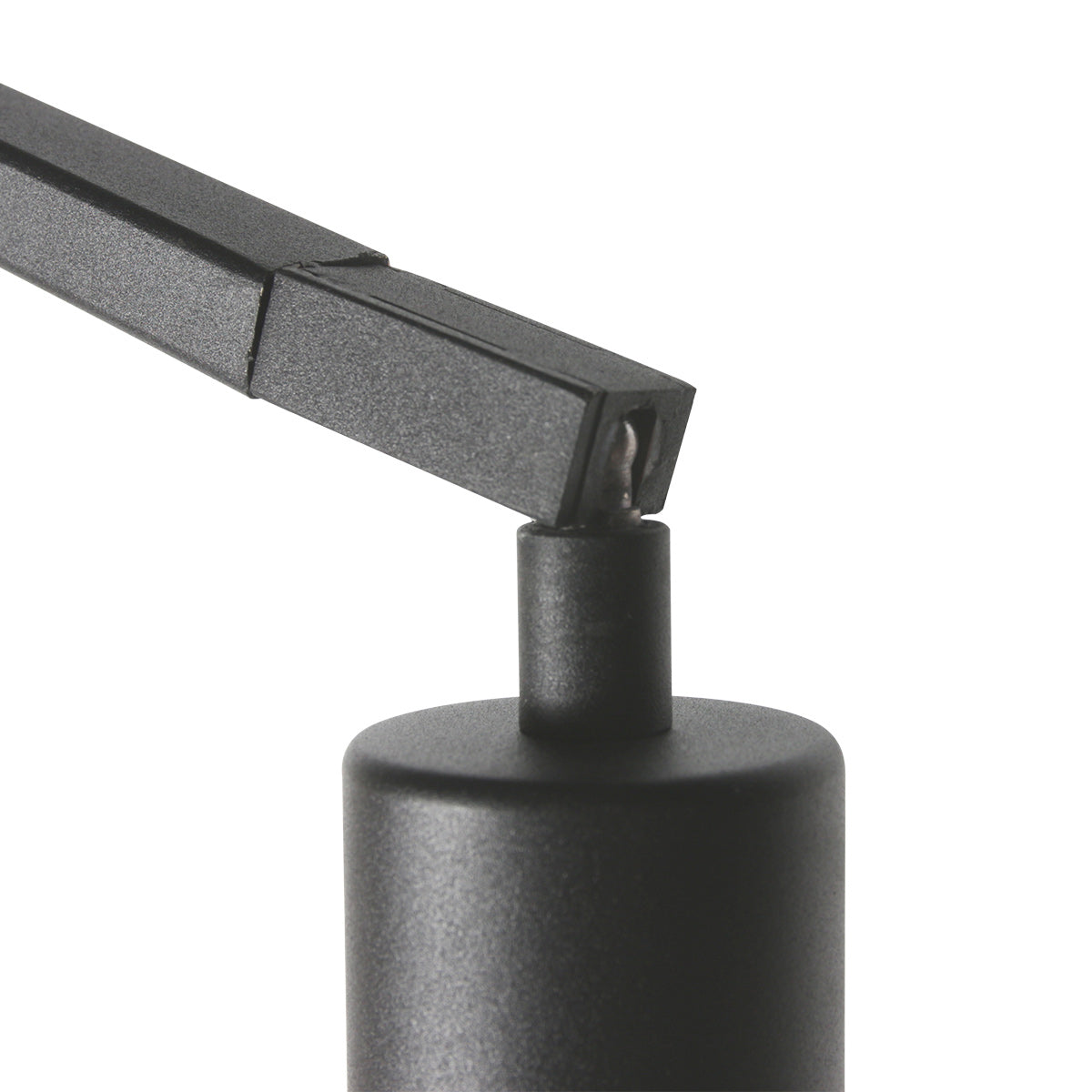 Sort gulvlampe Zig-Zag 4249ZW med hvid lampskærm i silke – Unikt design og funktionel brug