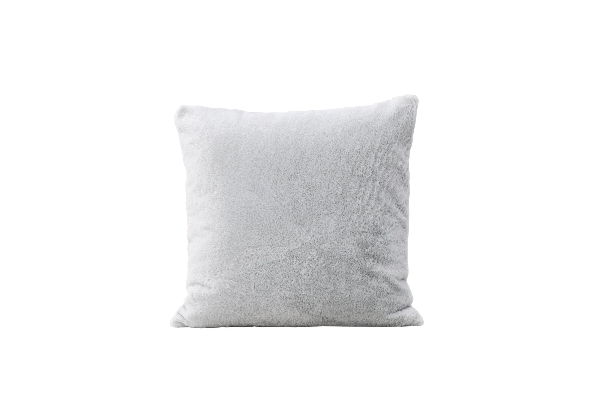 Venture Home Thea Cushion Cover Rabbit fur/Poly Velvet - Grey 50x50