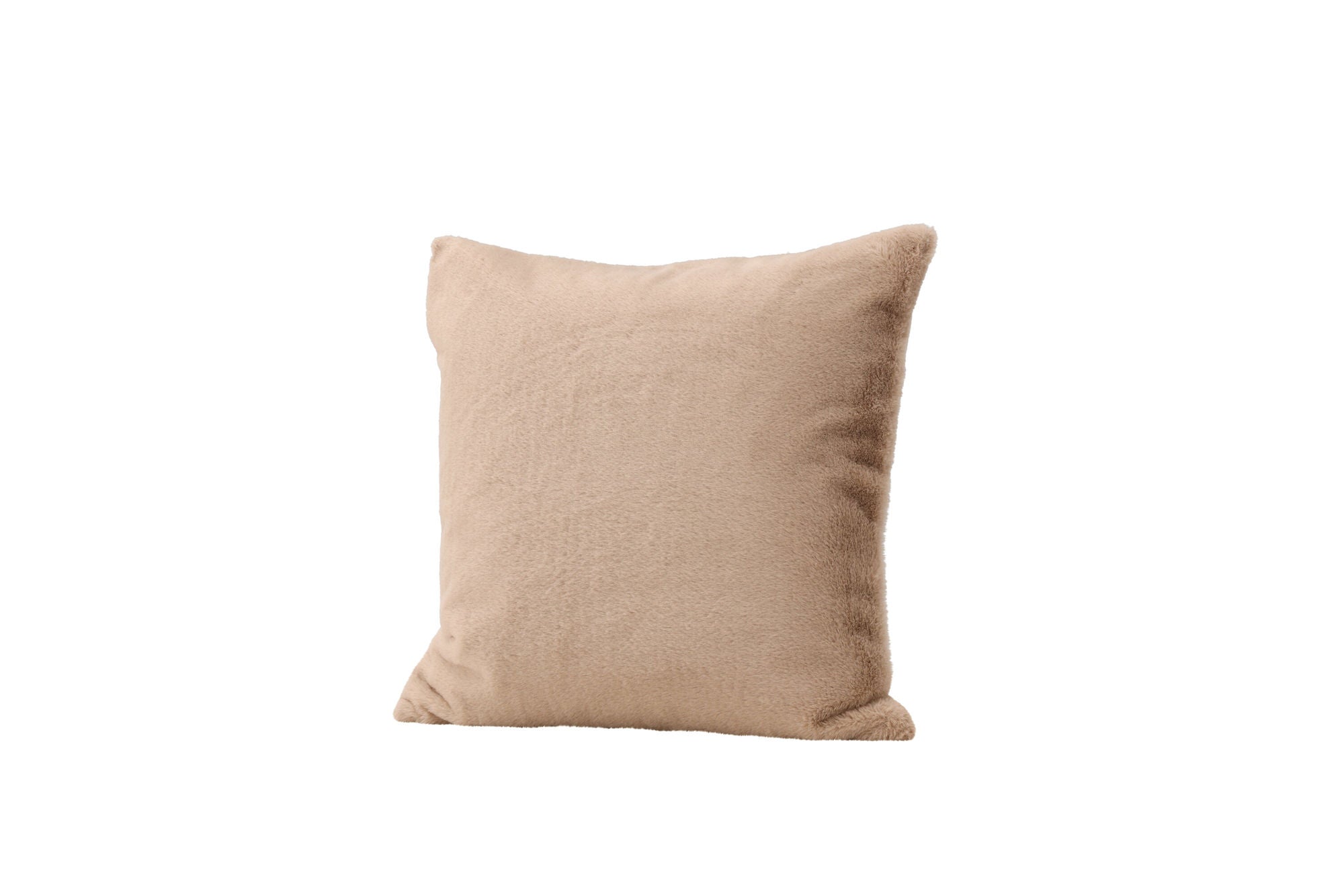 Venture Home Thea Cushion Cover Rabbit fur/Poly Velvet - Beige 50x50