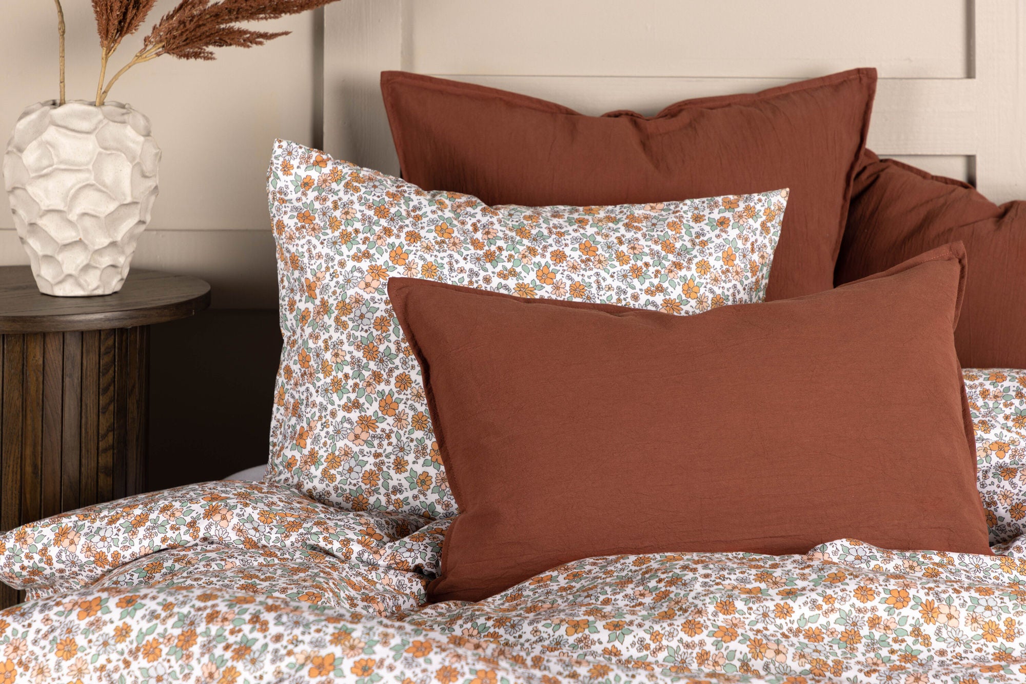 Venture Home Ronja Cushion Cover Washed Cotton - Roasty / 40x60