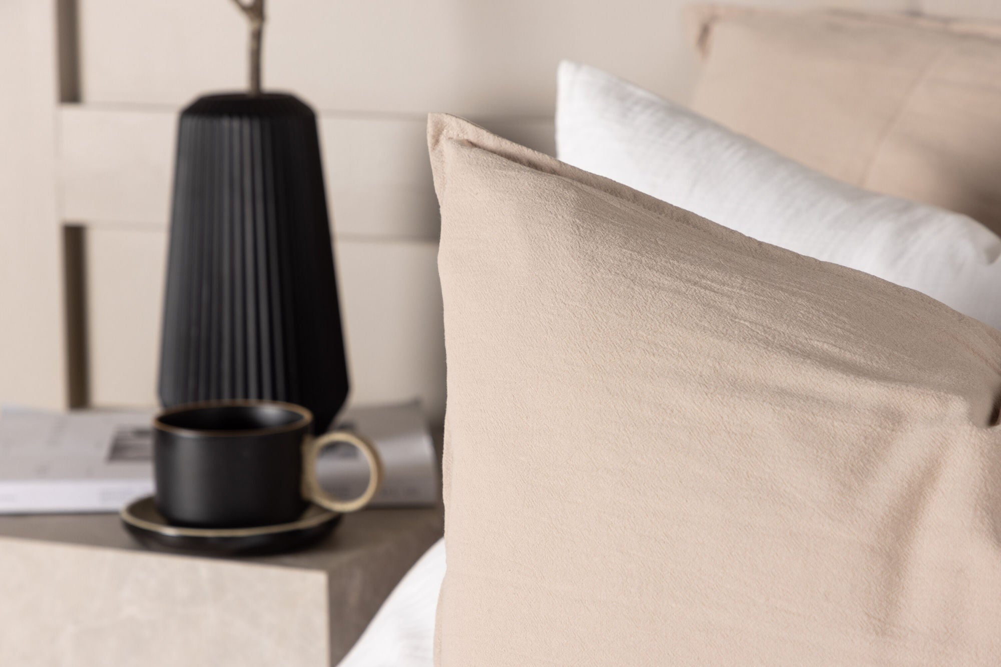 Venture Home Ronja Cushion Cover Washed Cotton - Beige / 40x60