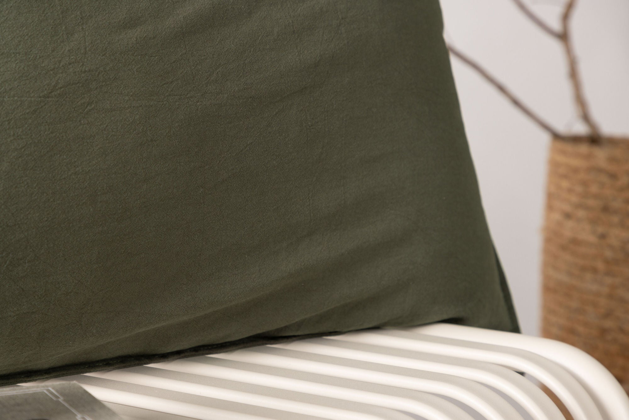 Venture Home Ronja Cushion Cover Washed Cotton - Green / 50x90