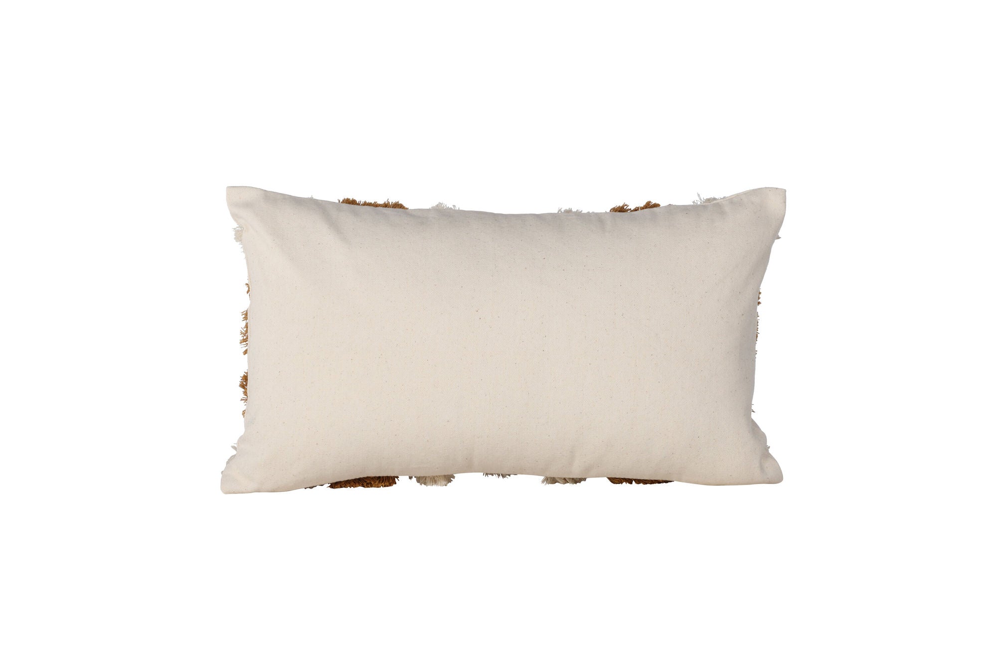 Venture Home Ada Cushion Cover Polycotton - White/Brown / 30x50