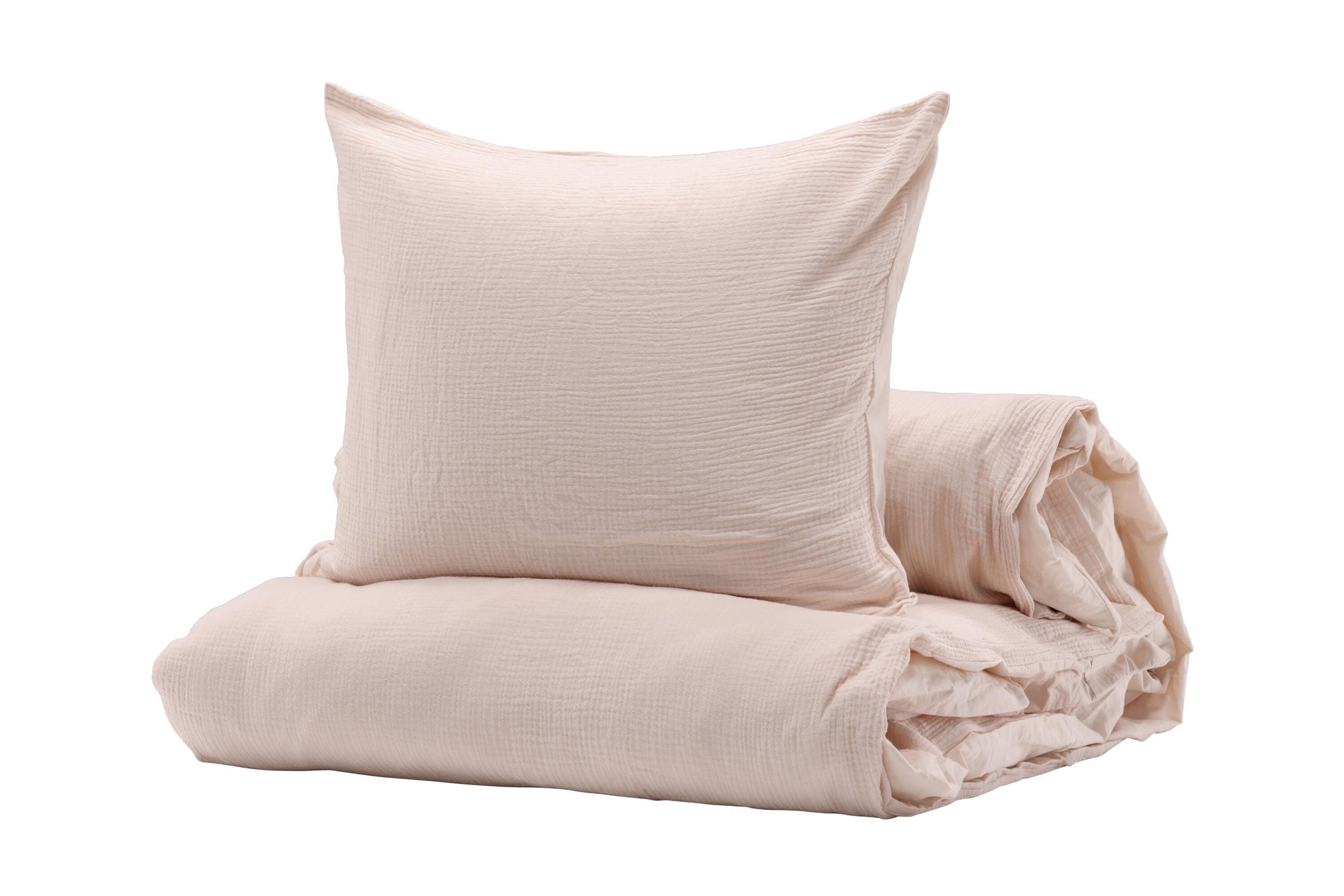 Venture Home Mila Bedset Cottongauze - Light pink / 200x150+50x60cm