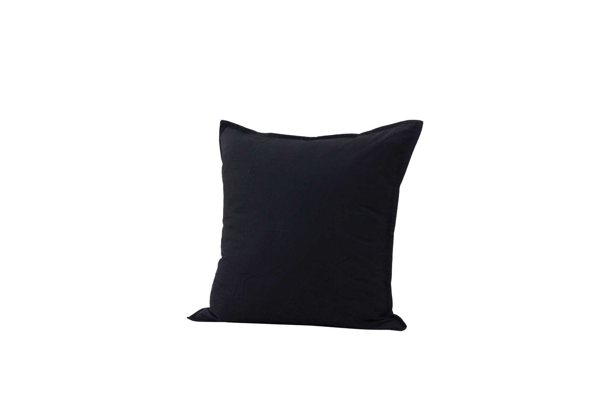 Venture Home Ronja Cushion Cover Washed Cotton - Black 45x45