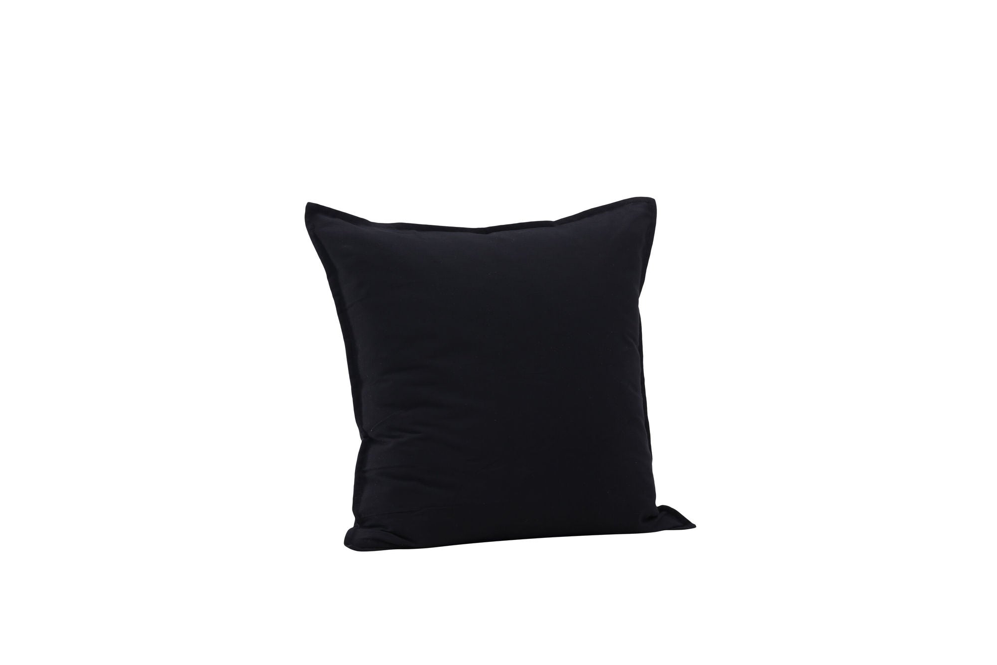 Venture Home Ronja Cushion Cover Washed Cotton - Black 45x45