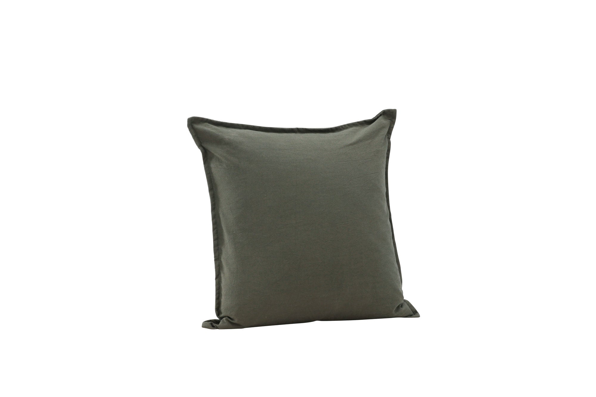 Venture Home Ronja Cushion Cover Washed Cotton - Green 45x45