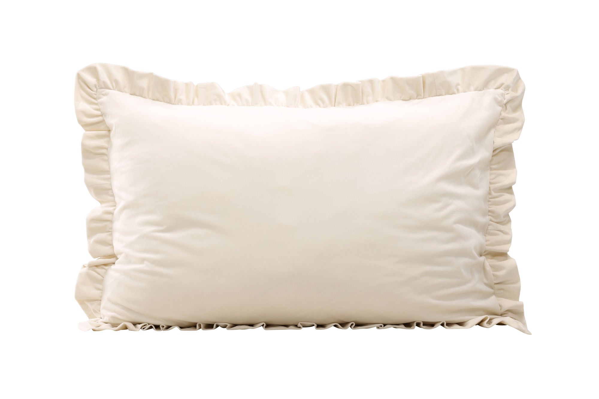 Venture Home Hailey Cushion Cover Poly Velvet - White 70x100