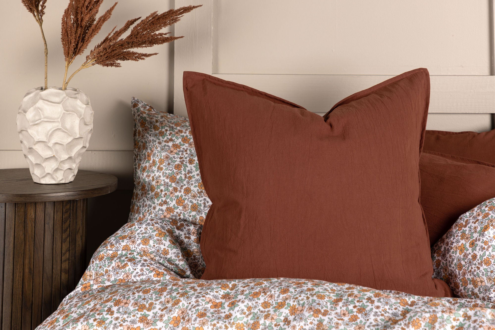 Venture Home Ronja Cushion Cover Washed Cotton - Roasty / 60x60
