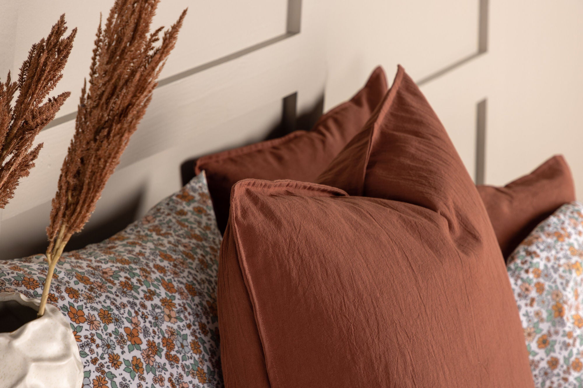 Venture Home Ronja Cushion Cover Washed Cotton - Roasty / 60x60