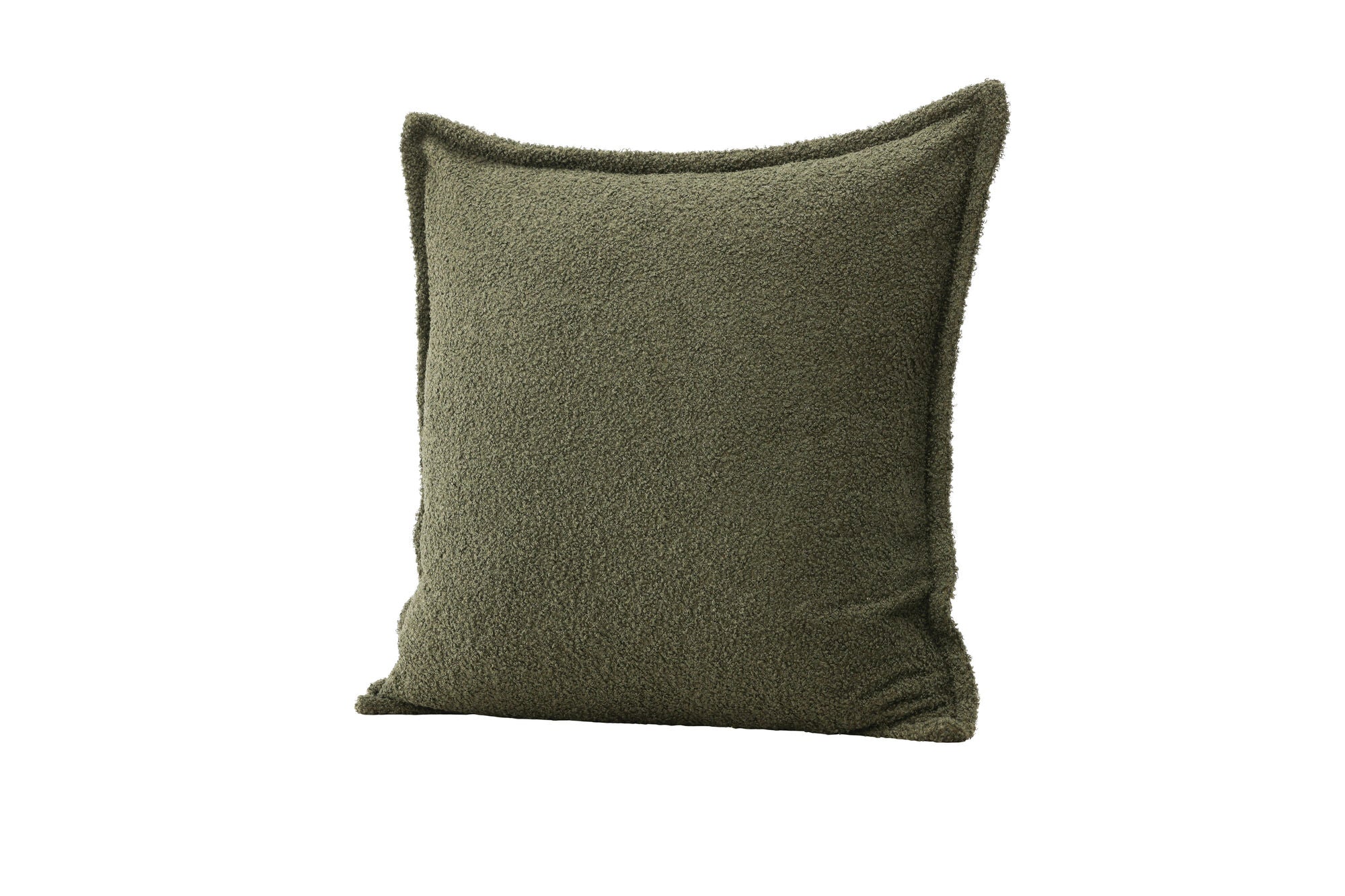 Venture Home Tuva Cushion Cover Teddy fur - Dark Green 60x60