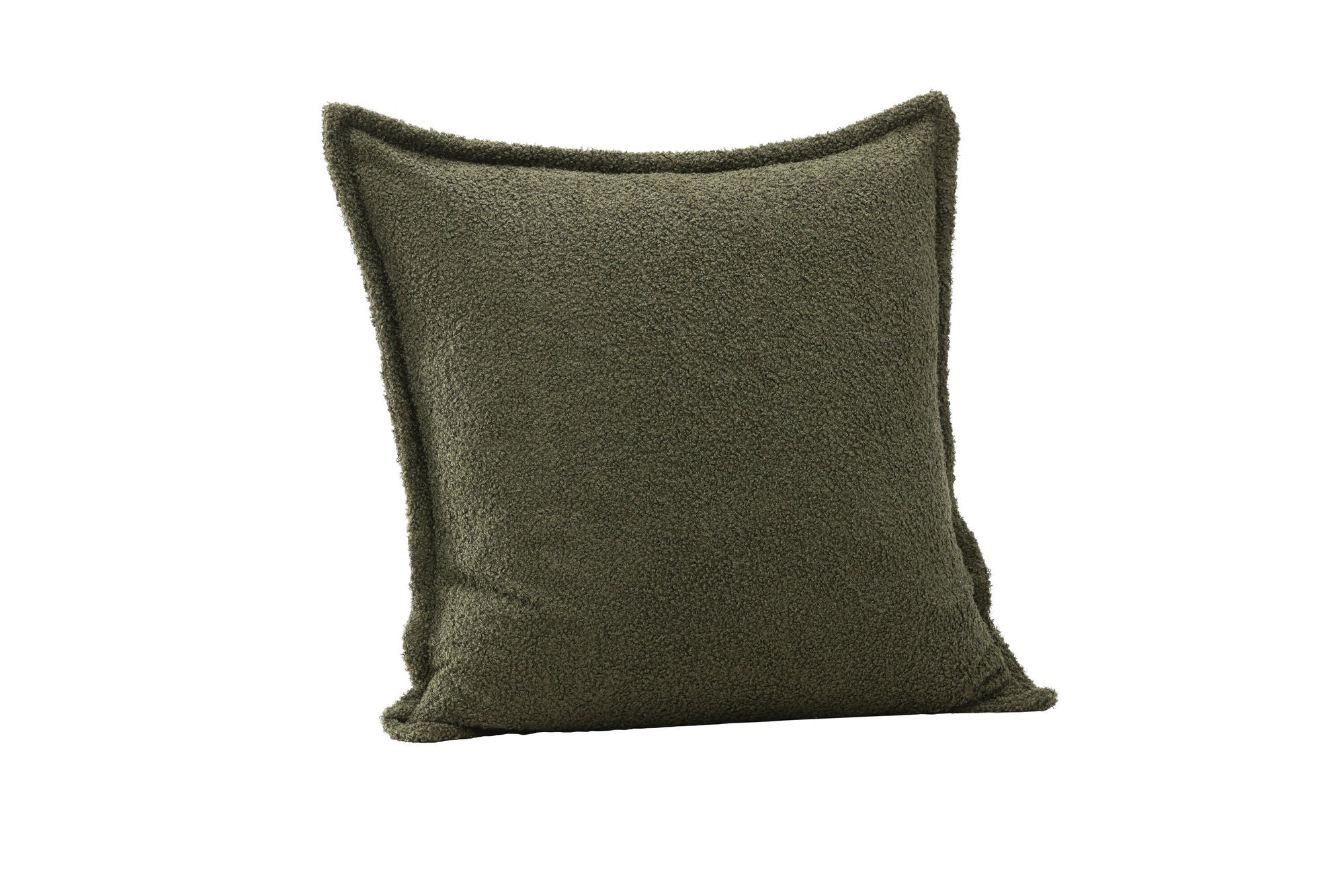 Venture Home Tuva Cushion Cover Teddy fur - Dark Green 60x60