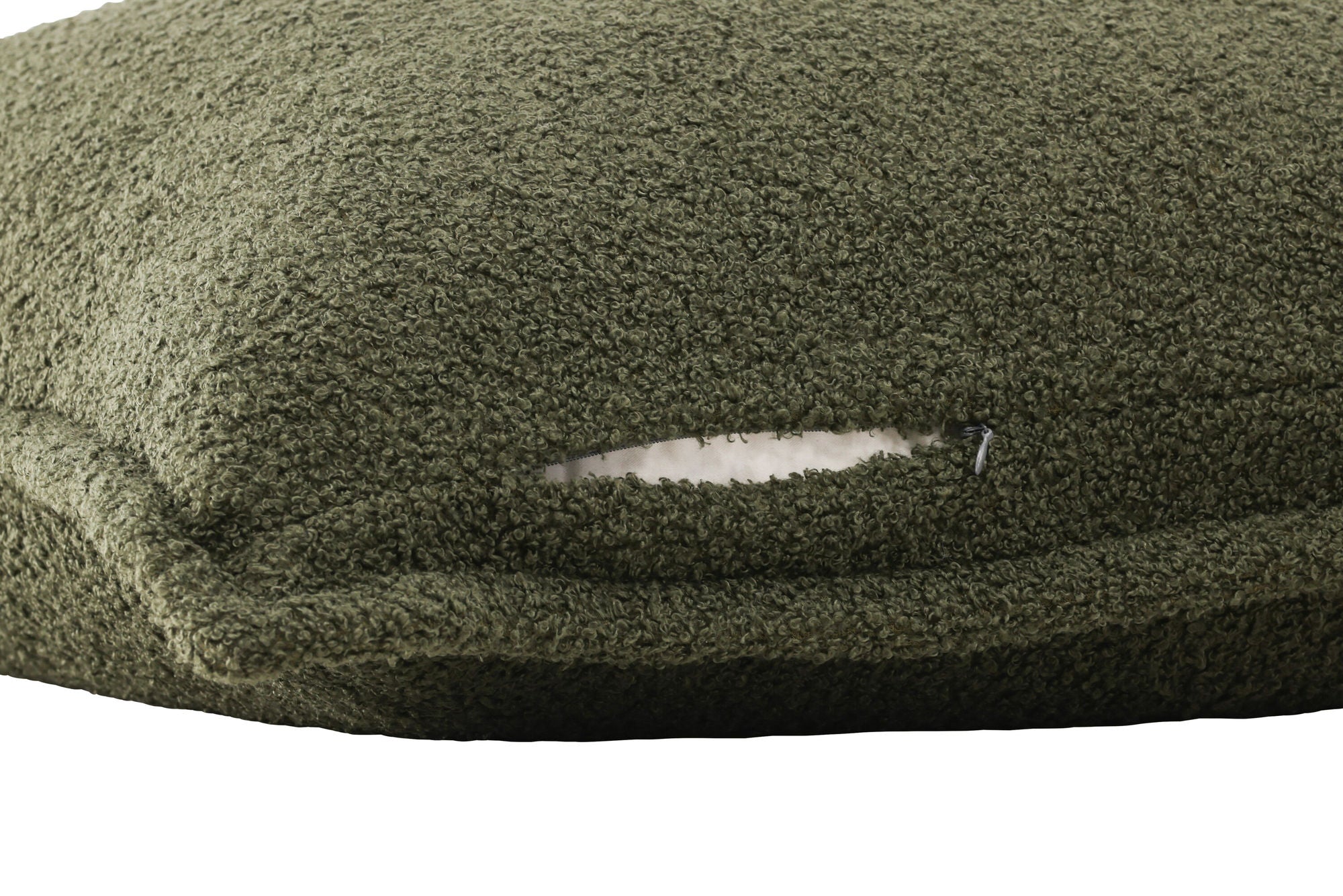 Venture Home Tuva Cushion Cover Teddy fur - Dark Green 60x60