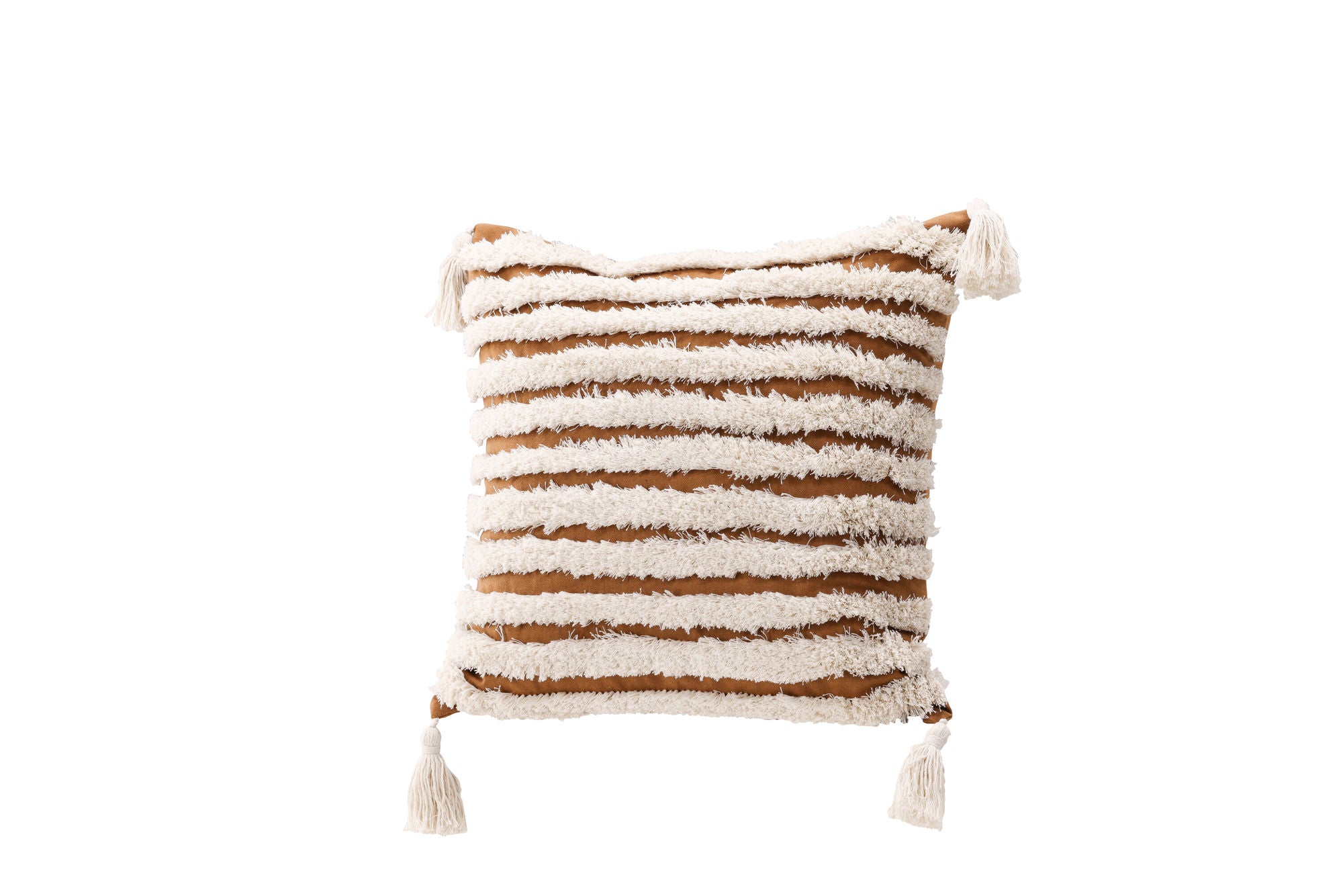 Venture Home Elina Cushion Cover Polycotton - Brown / 45x45