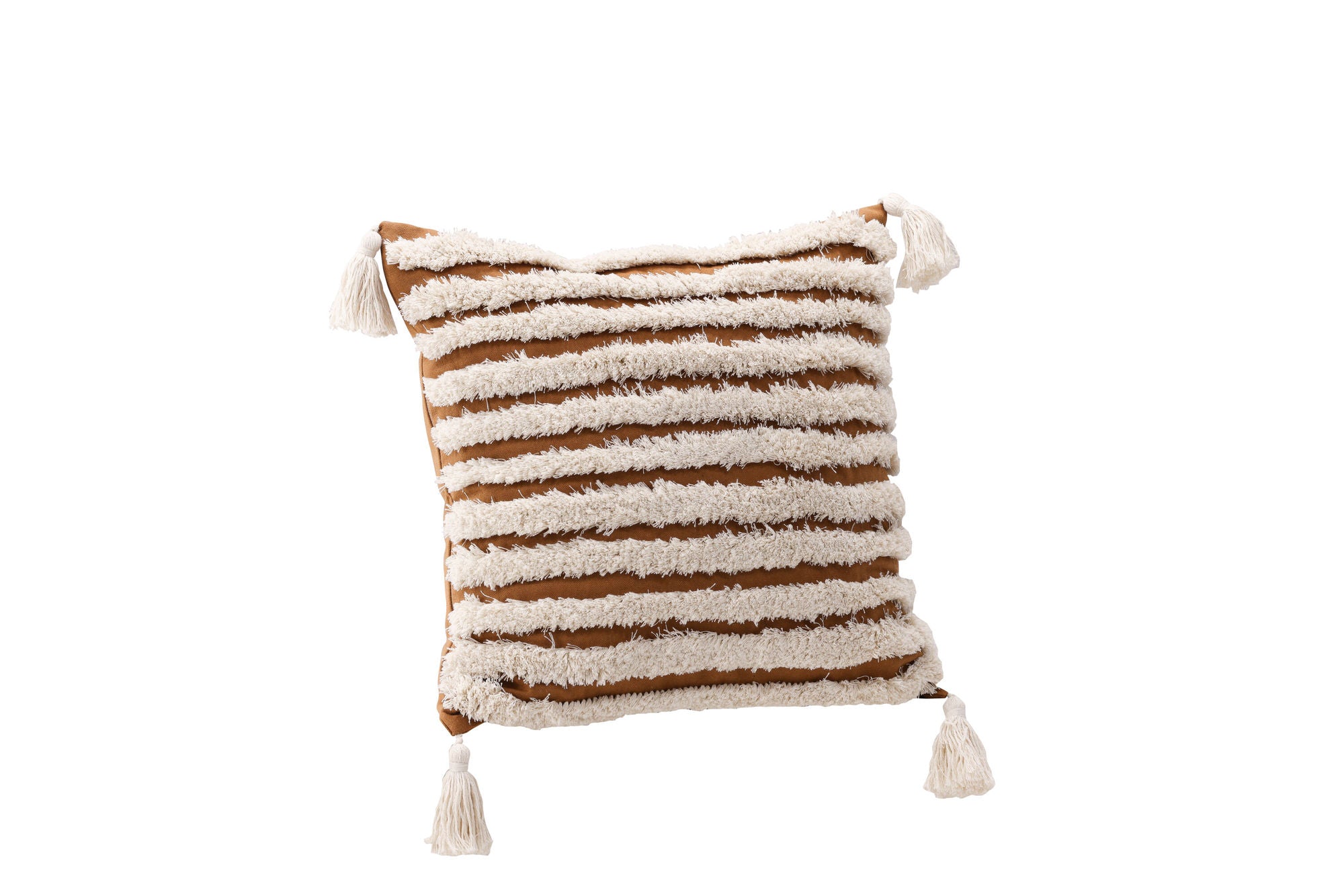 Venture Home Elina Cushion Cover Polycotton - Brown / 45x45